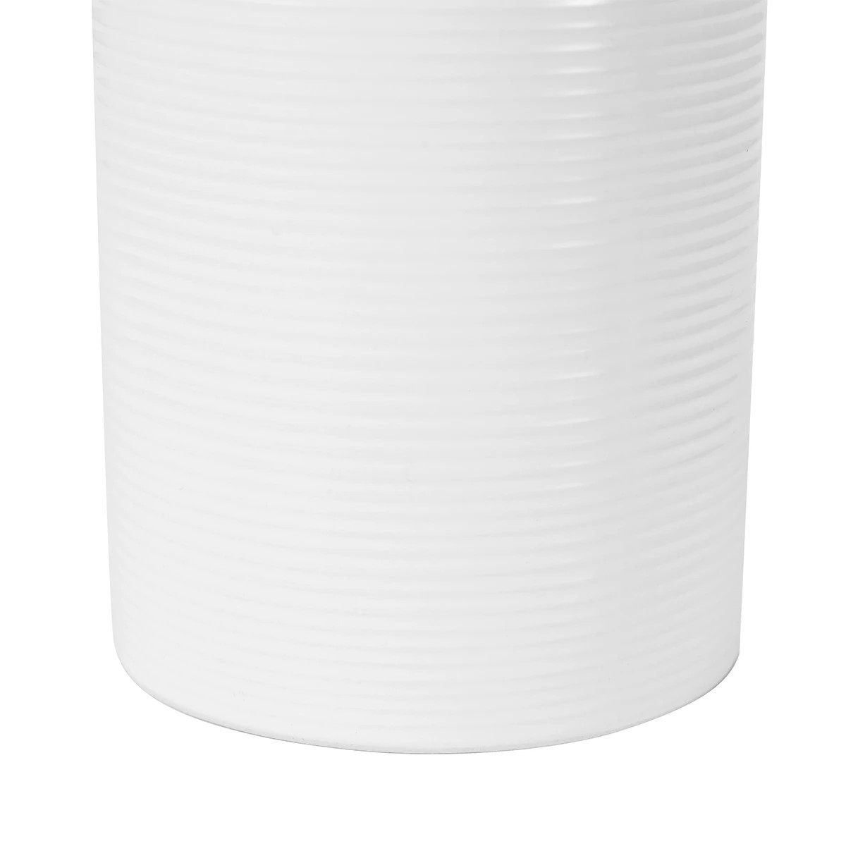 4 Ribbed Tumbler - White, 4 of 4