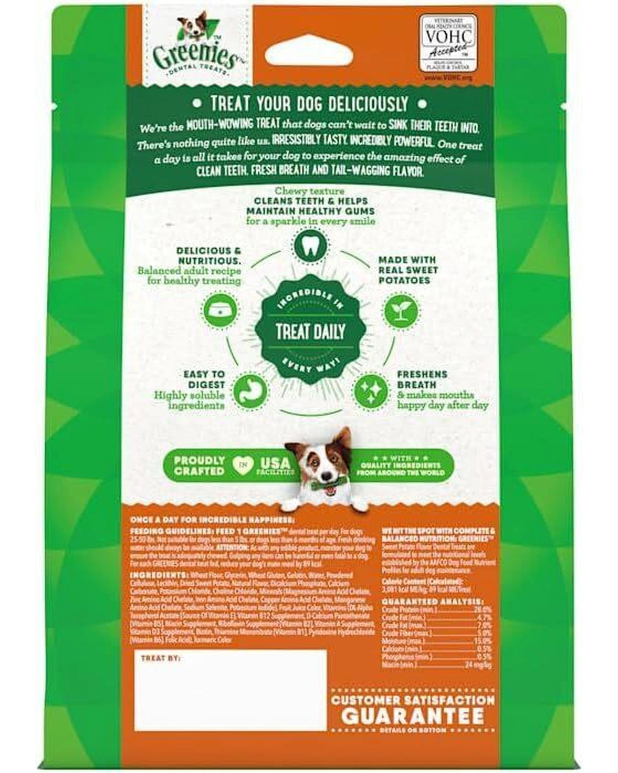 2 Greenies Dental Treats Sweet Potato for Regular Dogs 11-22kgs 340g, 2 of 9
