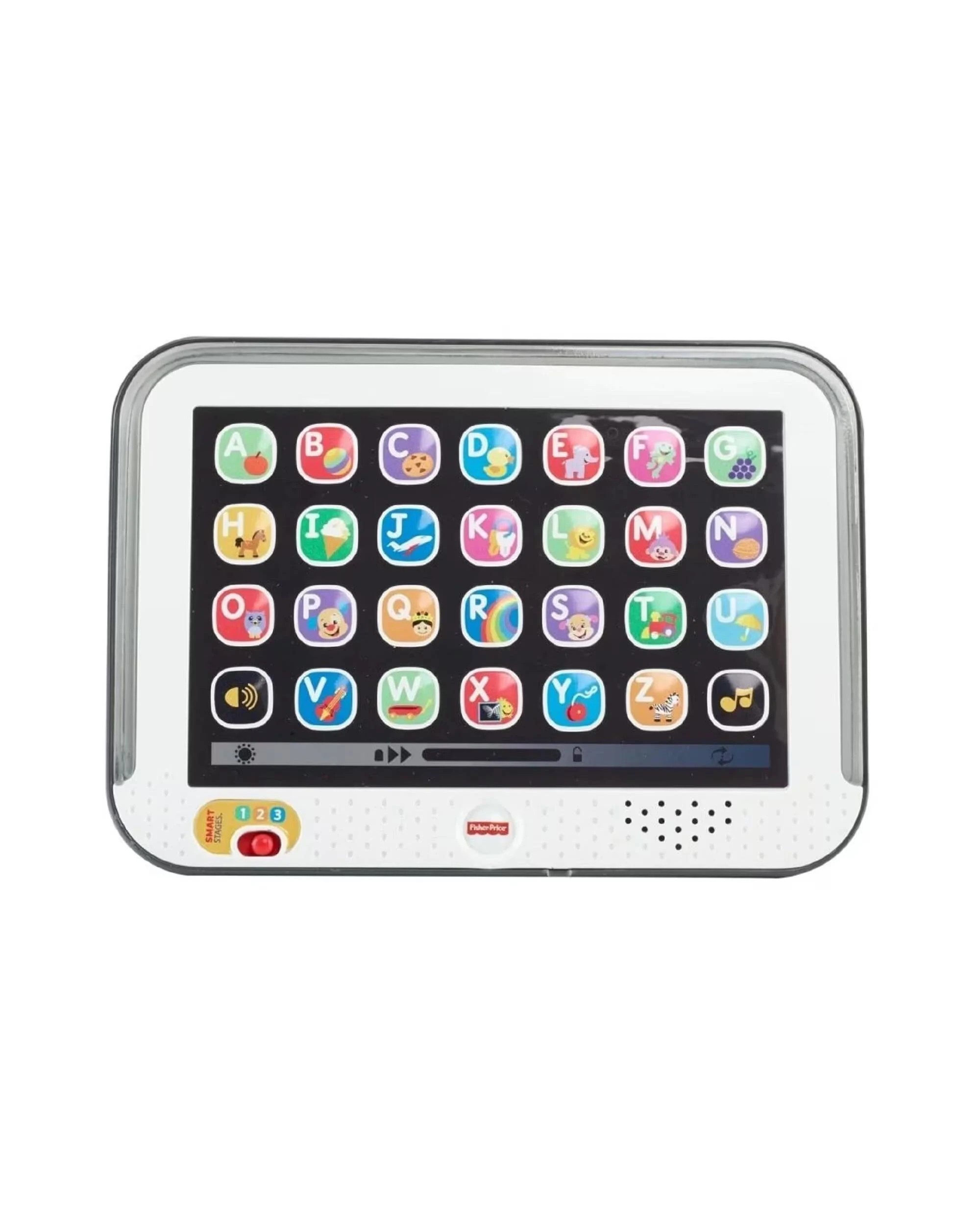 3 Fisher-Price Laugh and Learn Smart Stages Tablet - Grey, 3 of 6