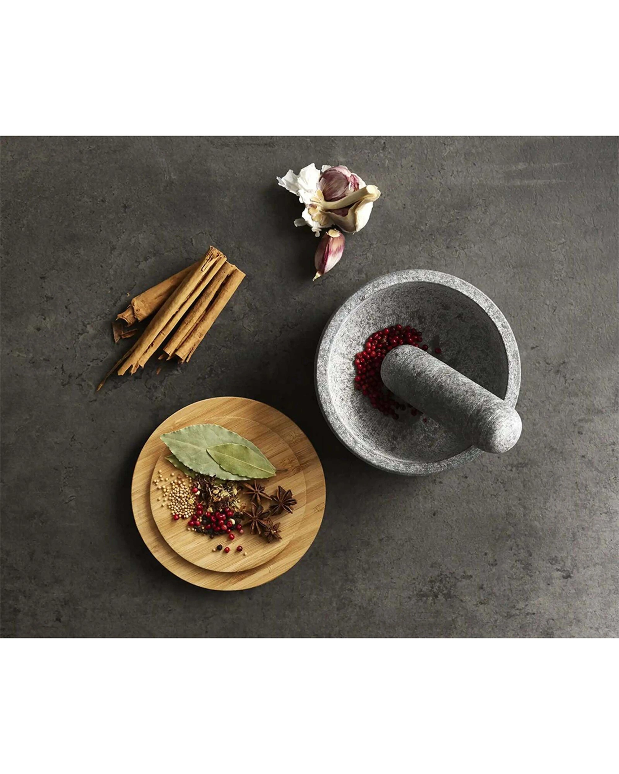 4 Joseph Joseph Dash Pestle & Mortar With Bamboo Cover Lid Kitchen Tool - Natural, 4 of 4