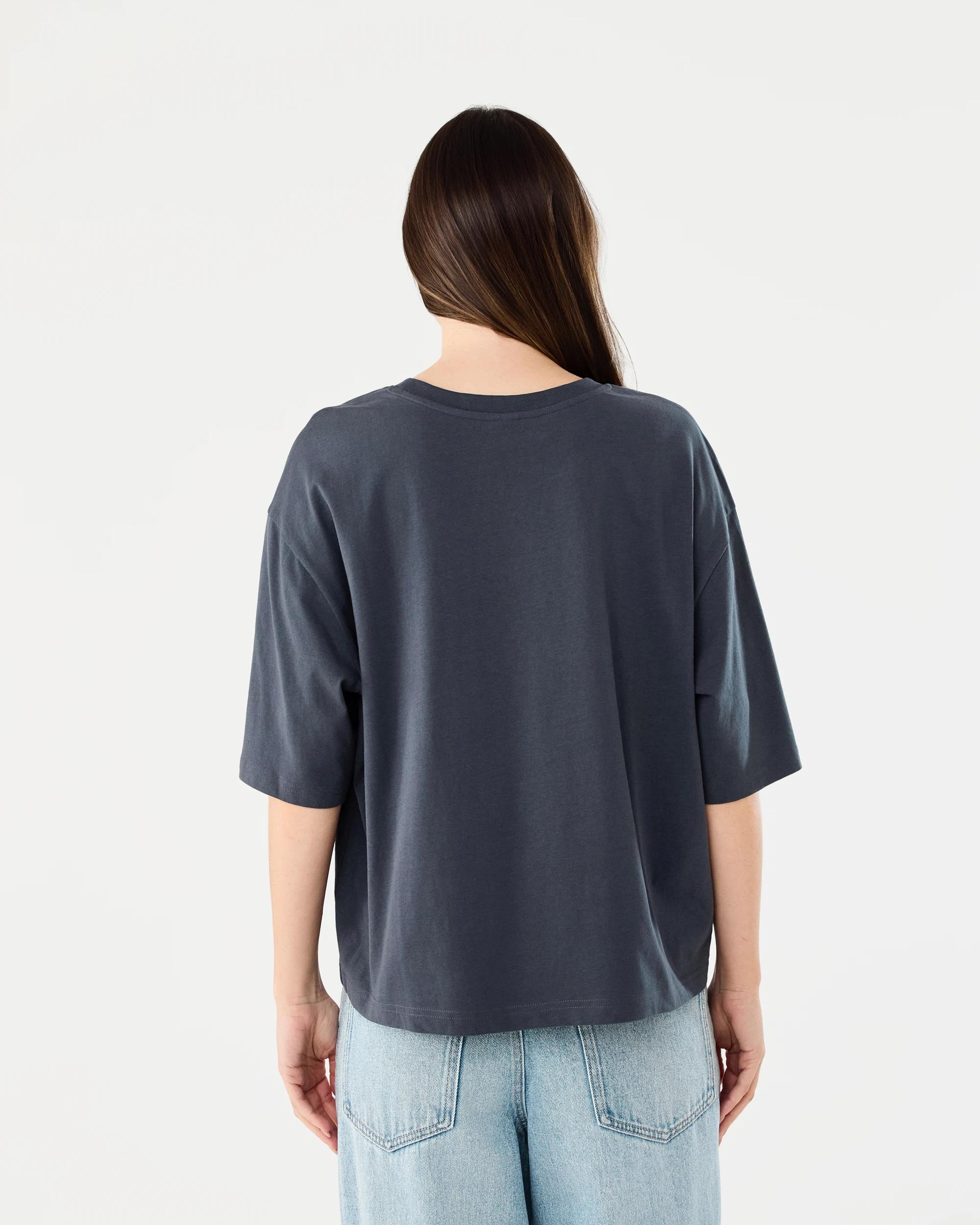 3 Short Sleeve Oversized Chopped Print T-shirt Fiore, 3 of 6