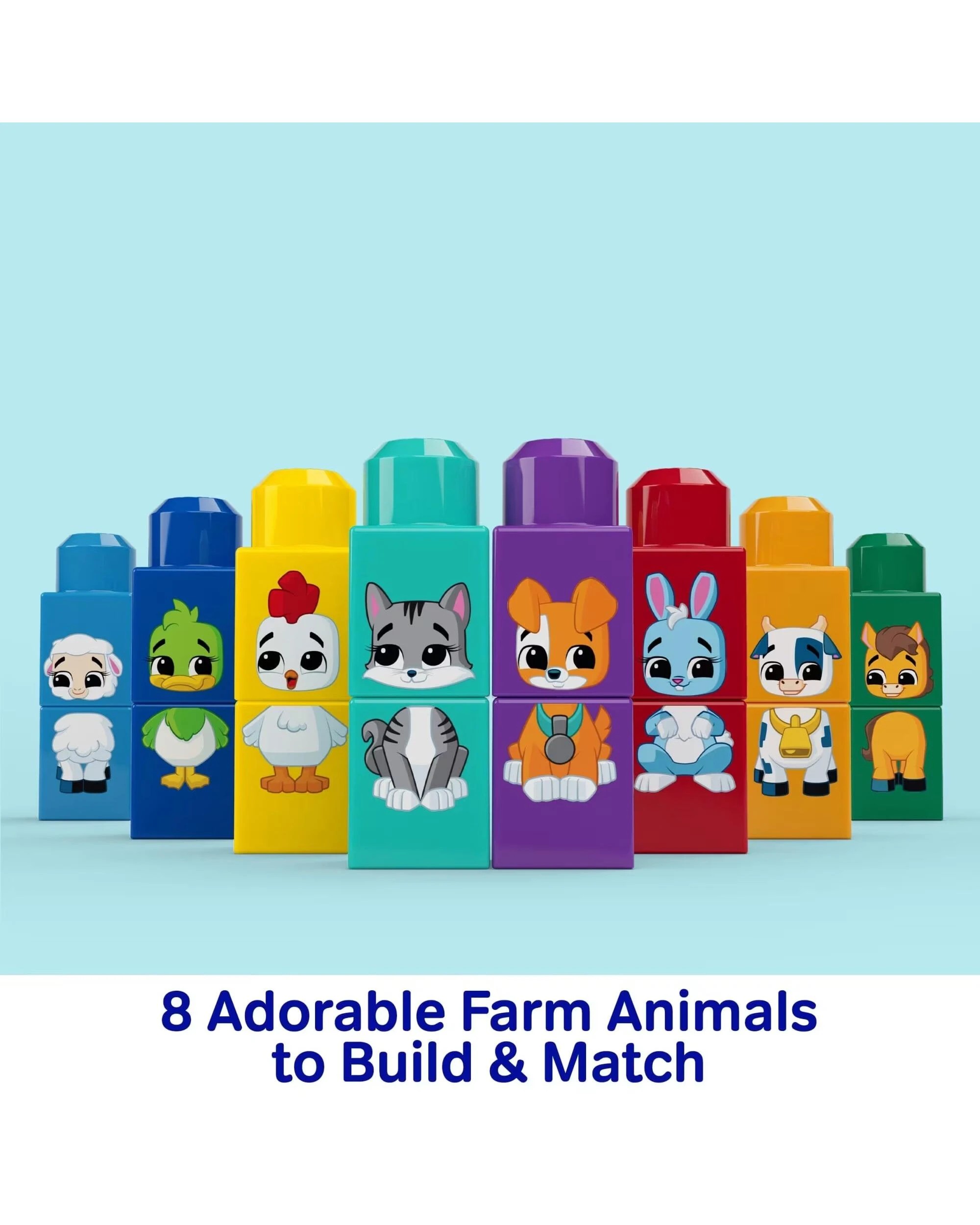 Mega Bloks Build and Match Animal Tractor - Kmart