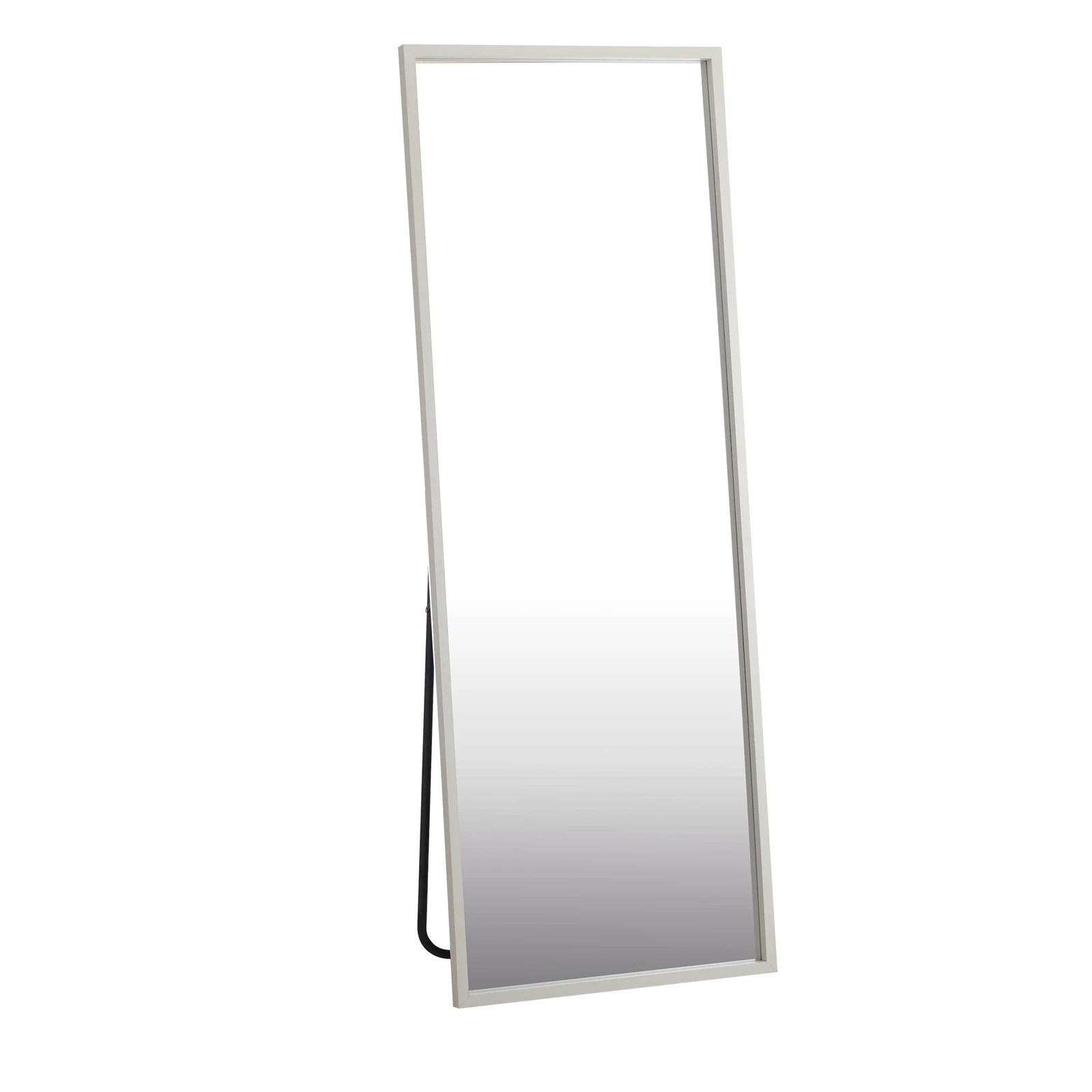 7 Oikiture Wooden Full Length Mirror 166x60cm Floor Mirrors Free Standing
 - White, 7 of 9