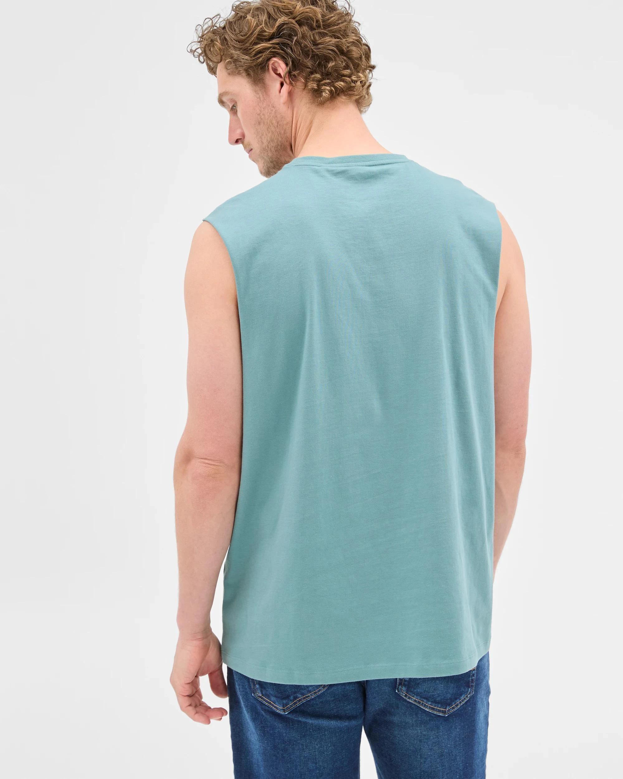 5 Target Australian Cotton Plain Tank Top GREEN, 5 of 5