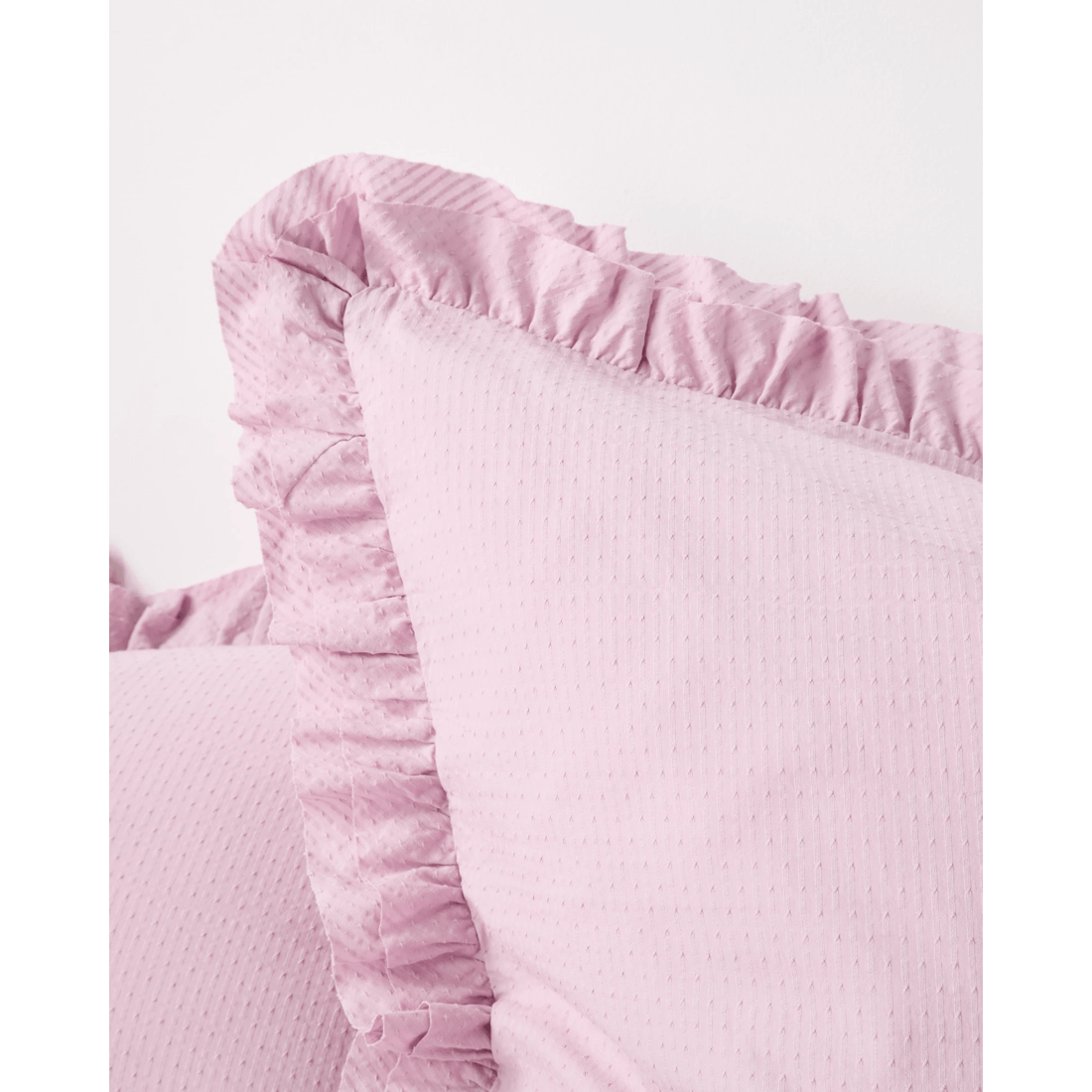 2 Target Australian Cotton Celine Jacquard Double Ruffle European Pillowcase
 - Queen Bed
 - Purple, 2 of 2