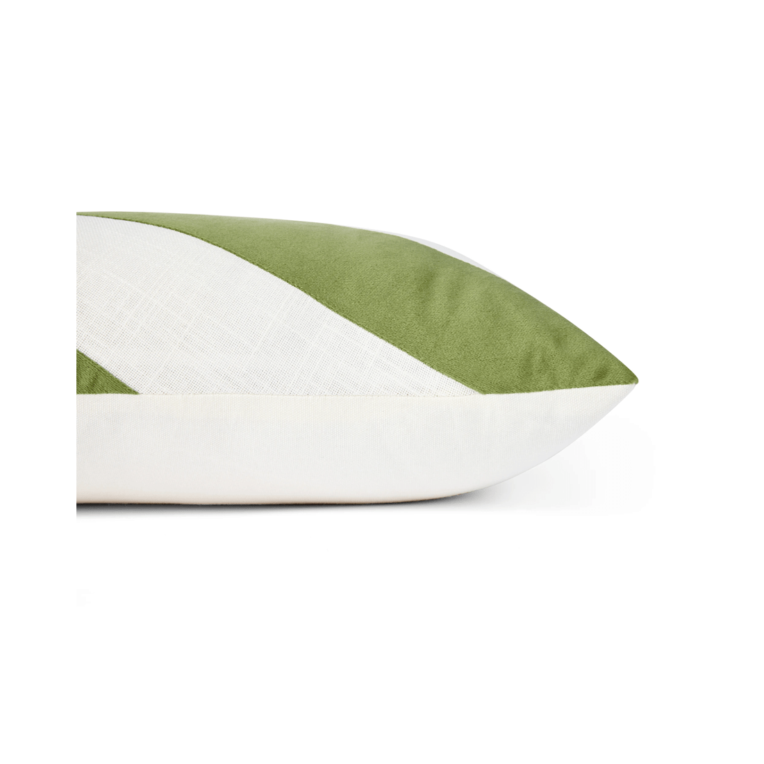 2 Diagonal Stripe Cushion - Sage, 2 of 4