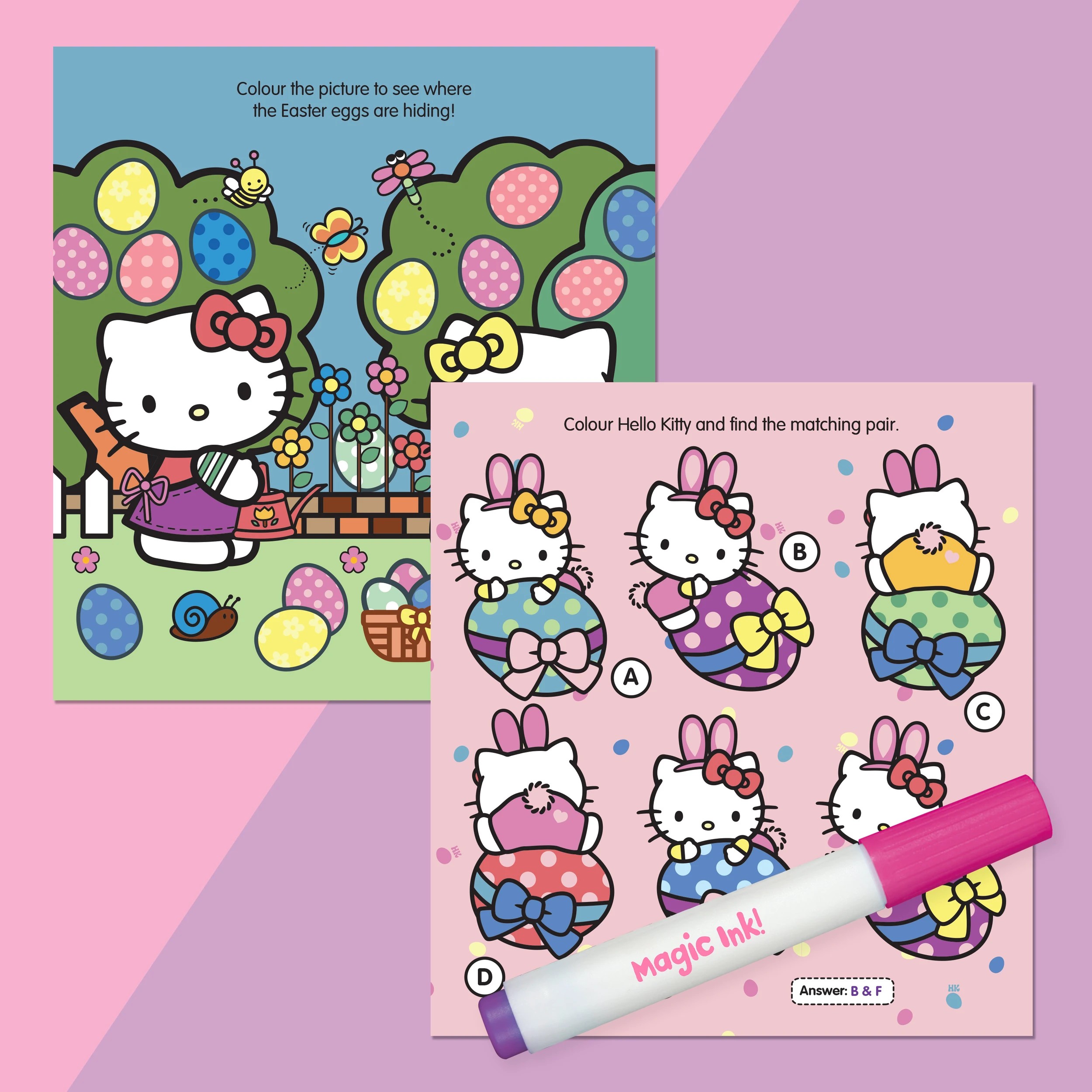 4 INKredibles Hello Kitty Mess Free Magic Ink Pictures - Book, 4 of 5