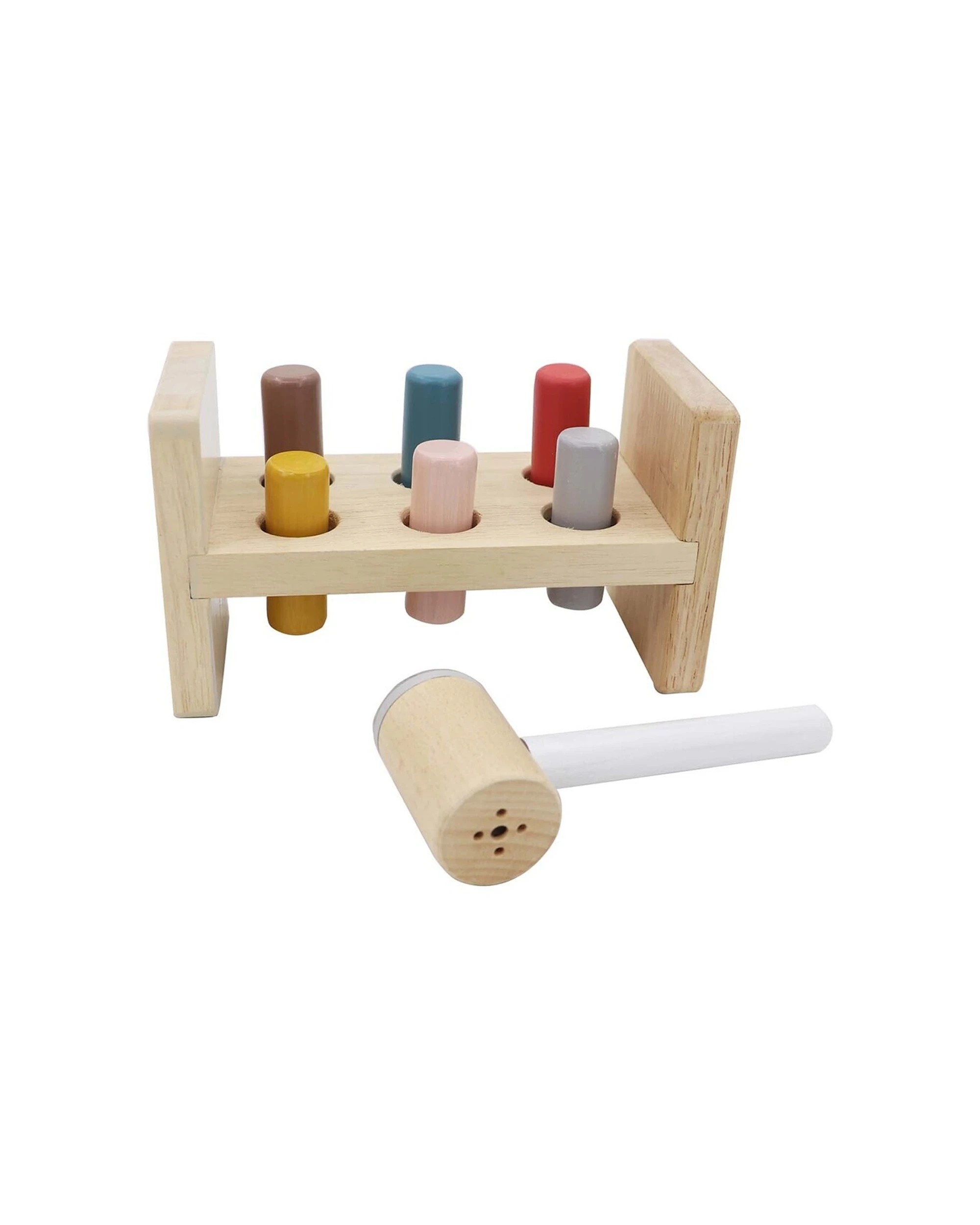 1 Kaper Kidz Calm & Breezy Hammer Bench With Squeaky Sound Kids Toy - Multi, 1 of 2