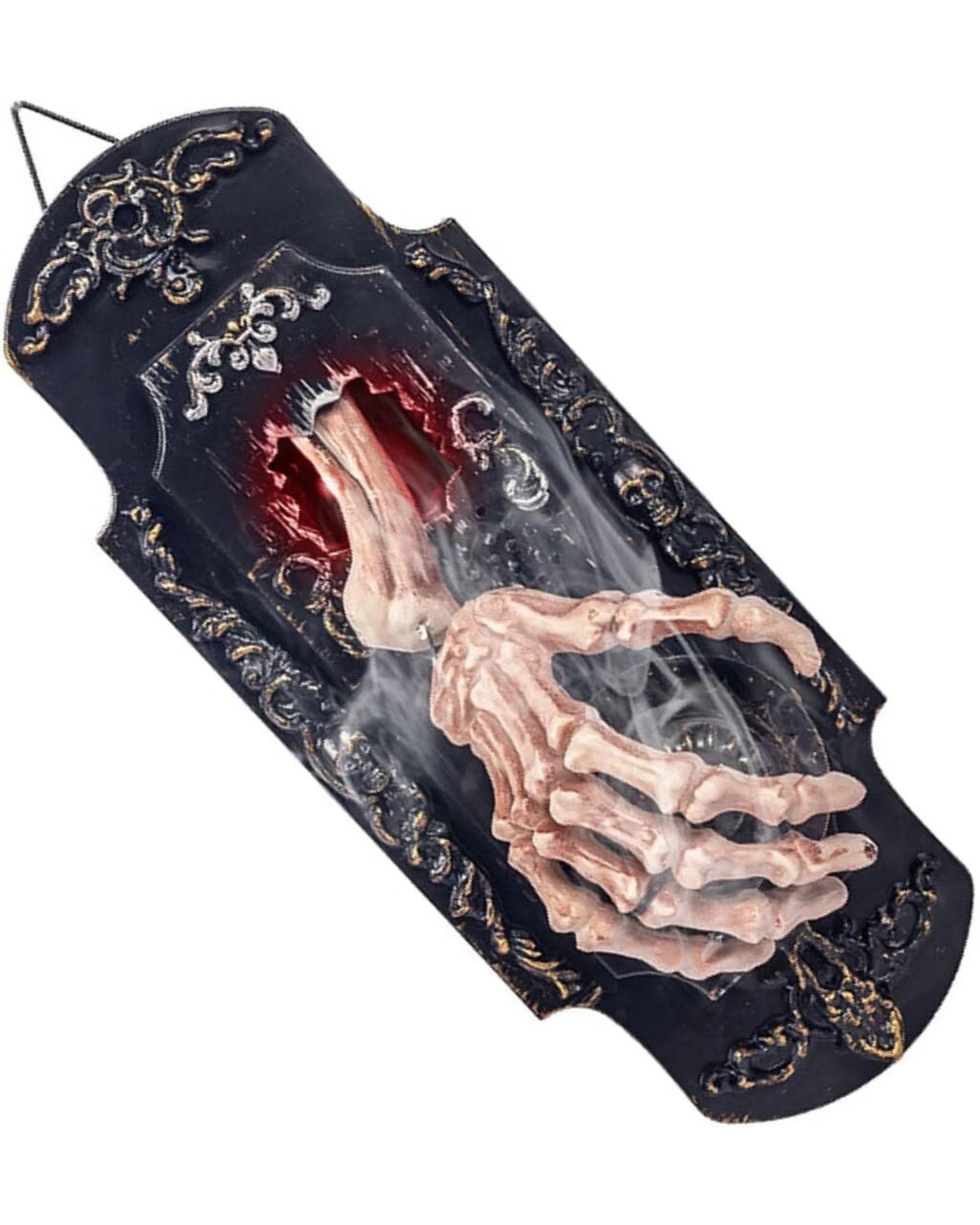 4 BR Costumes Halloween Skull Doorbell Decoration Motion Activated Mist Spray, 4 of 7