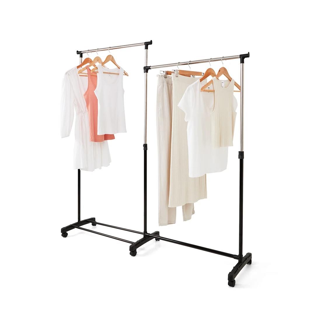 1 Dual Opening Garment Rack - Black, 1 of 10