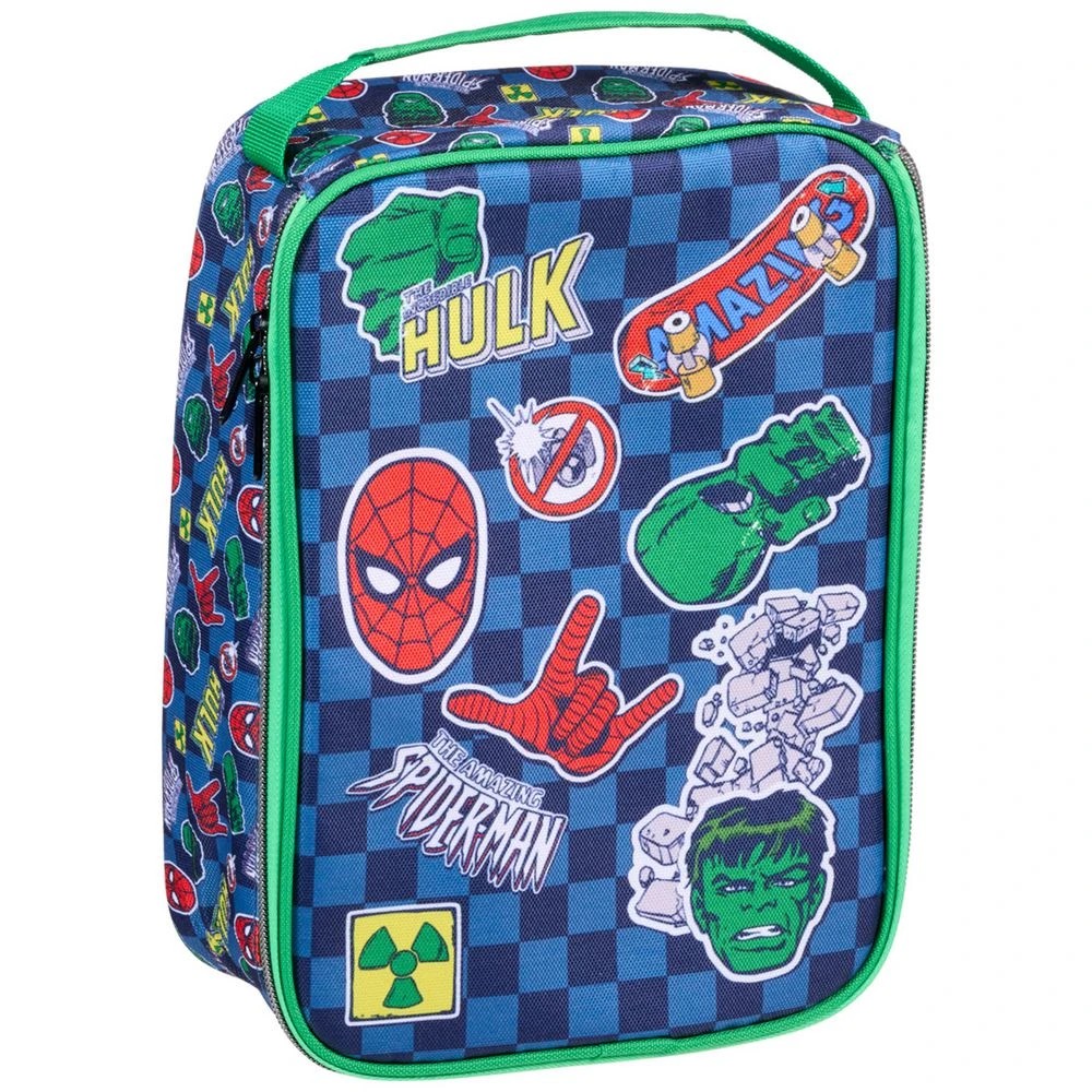 1 Hulk vs Spiderman Insulated Lunch Bag, 1 of 2