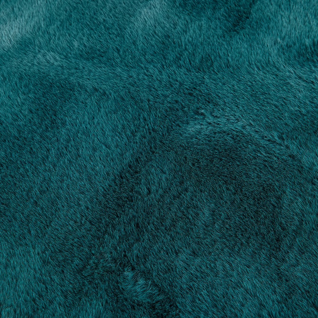 4 Green Faux Fur Rug - Green, 110cm x 65cm, 4 of 7