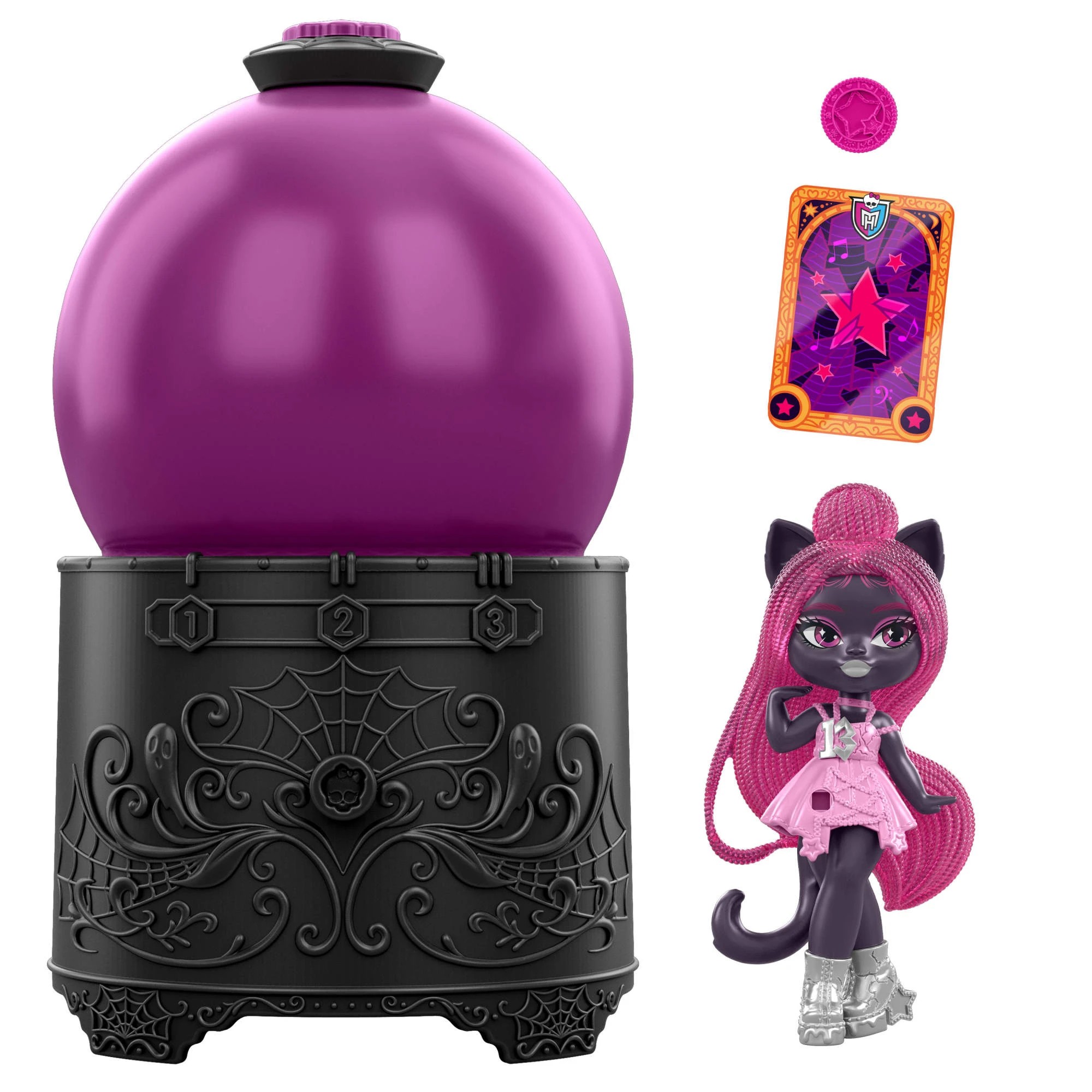 6 Monster High Potions Crystal Ball Mini Dolls - Assorted, 6 of 6