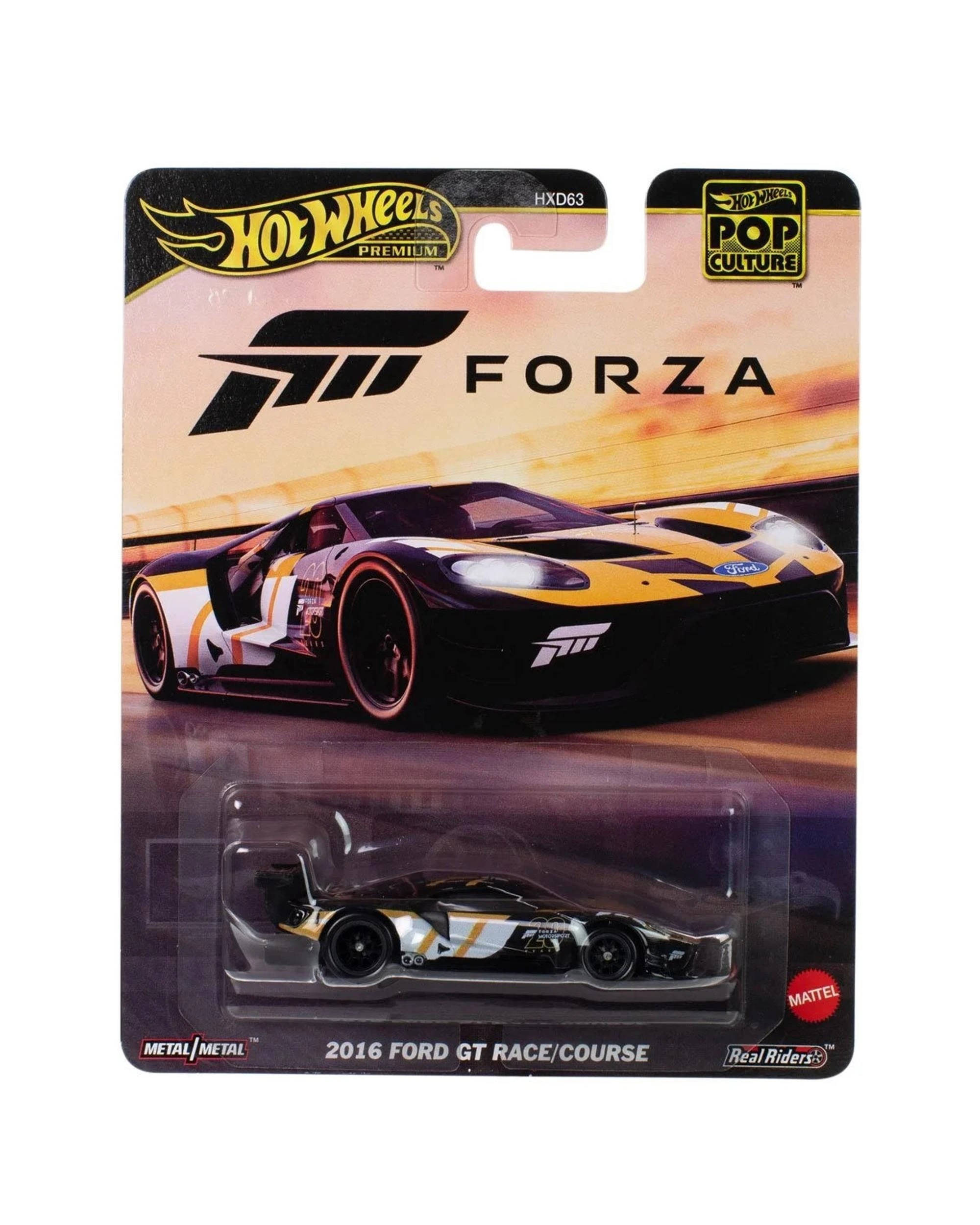 1 Hot Wheels Premium Pop Culture Forza 2016 Ford GT Race/Course Diecast Vehicle, 1 of 1