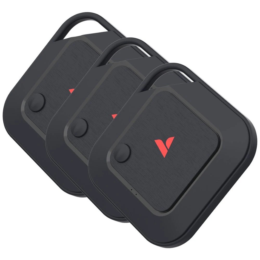 1 Verbatim My Find Wireless Tracker Black 3 Pack, 1 of 6