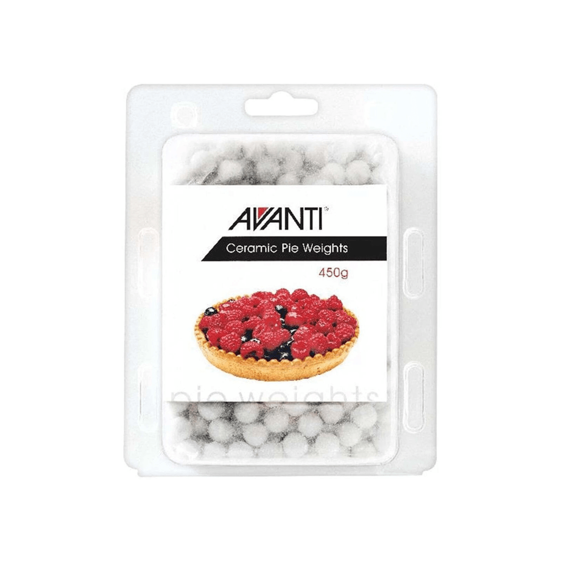 2 Avanti Reusable Ceramic Pie Weights 450g Blister Box Pastry Baking Beads
 - White, 2 of 3