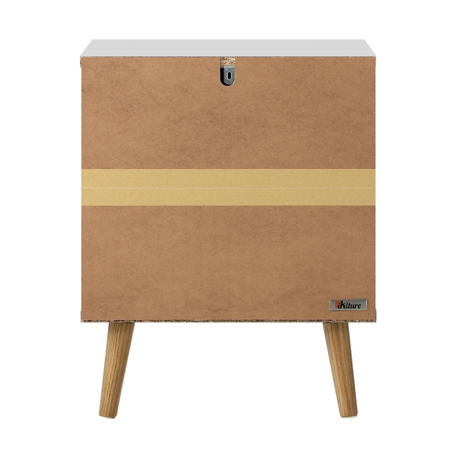 9 Oikiture Bedside Tables Set of 2 Side Table Nightstand Storage Cabinet - White, 9 of 10