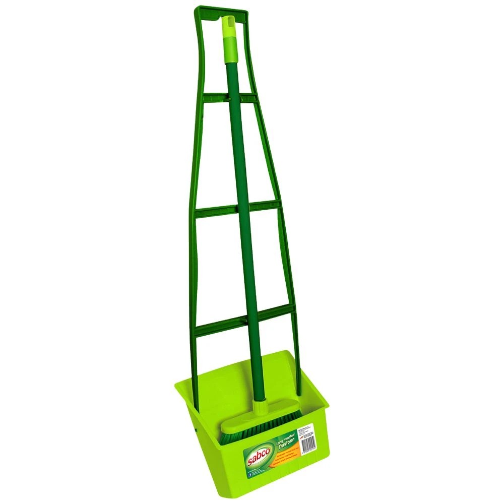 1 Sabco Long Handled Dustpan and Brush, 1 of 2