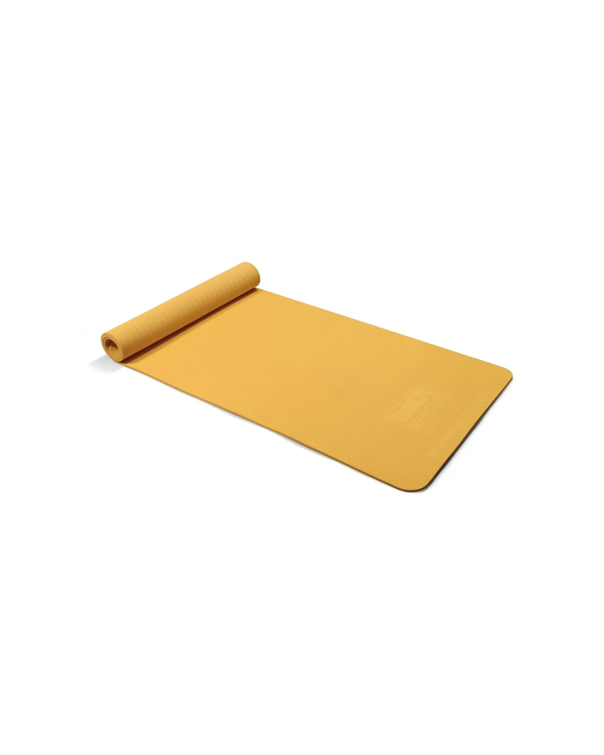 1 Body Sculpture TPE Yoga Exercise Fitness Gym High Density Mat - Yellow, 1 of 1