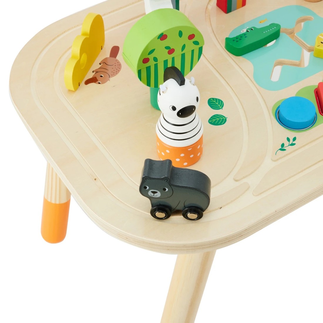 7 Wooden Play: Wooden Activity Table, 7 of 10