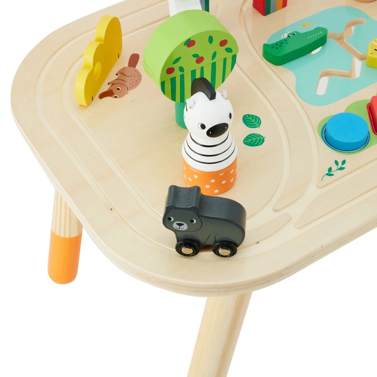 8 Wooden Play: Wooden Activity Table, 8 of 11