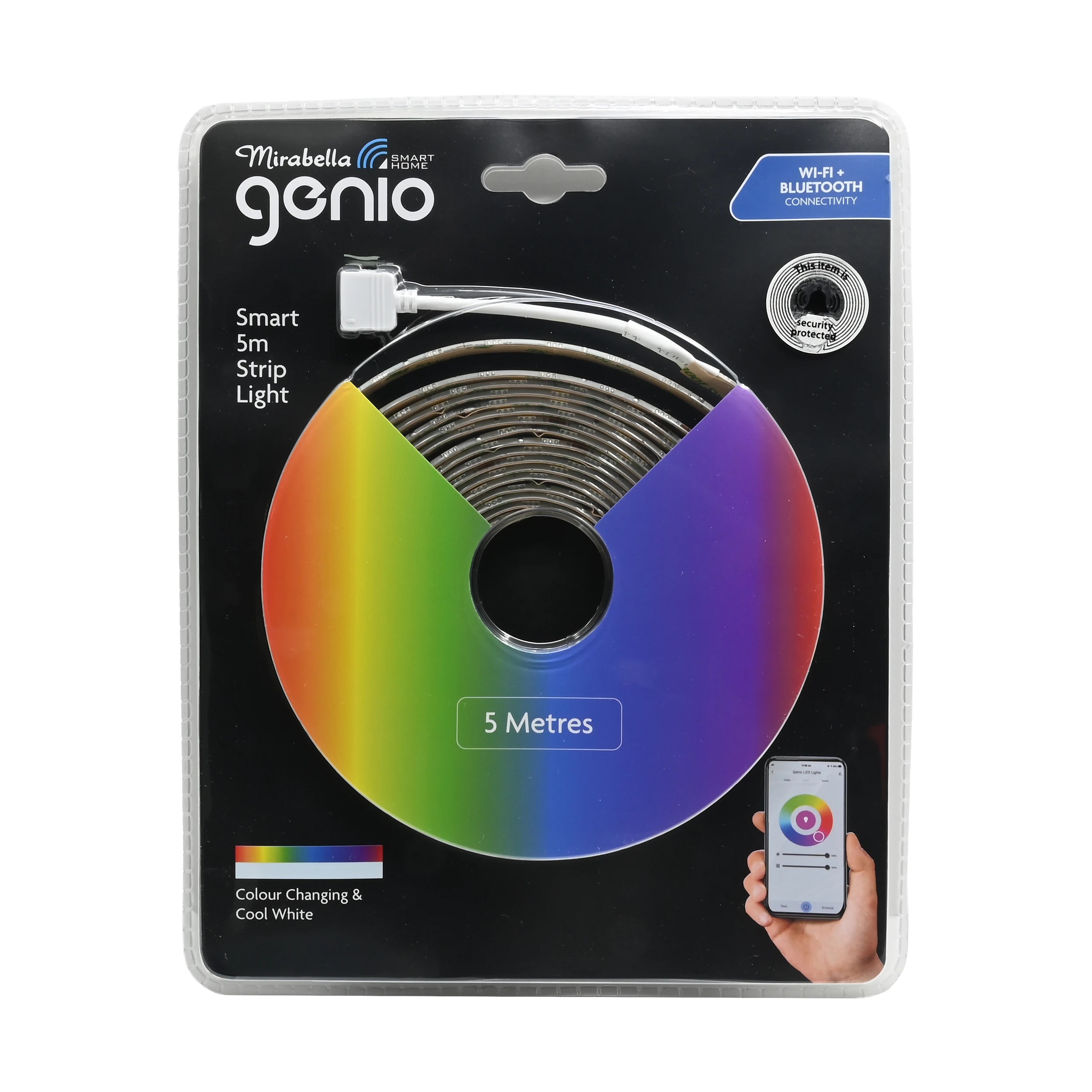 1 Mirabella Genio Wi-Fi LED Strip Light - 5m, 1 of 2