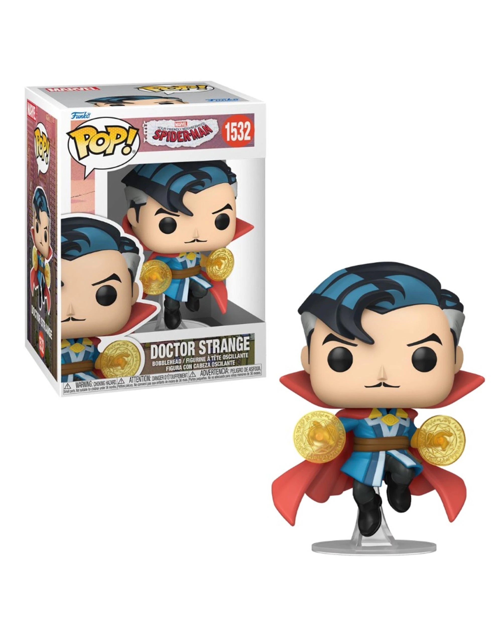1 Friendly Neighbourhood Spider-Man Dr Strange Funko POP! Vinyl, 1 of 1