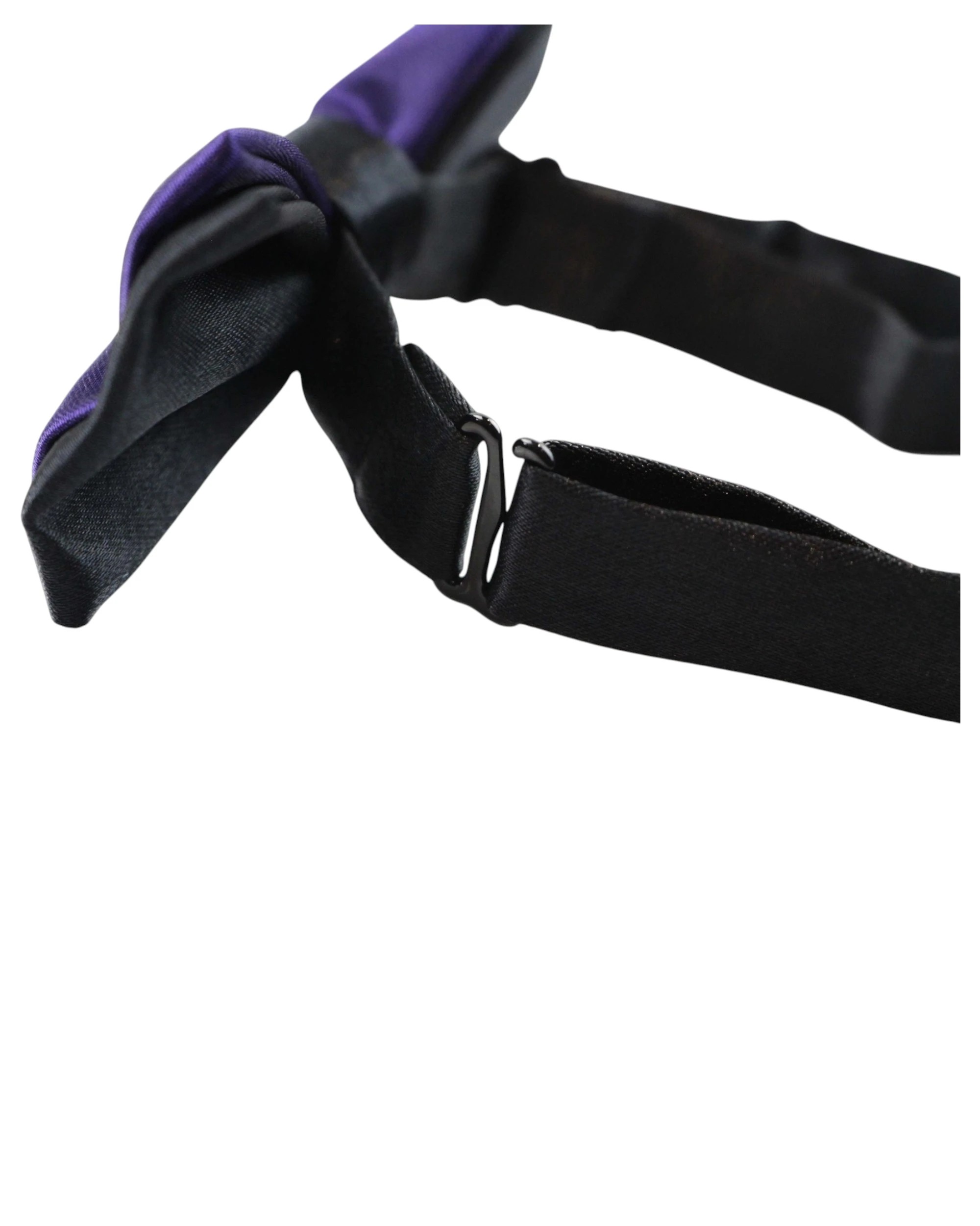 2 Zasel Boys Dark Purple Two Tone Layer Bow Tie - Multi - Multi, 2 of 5