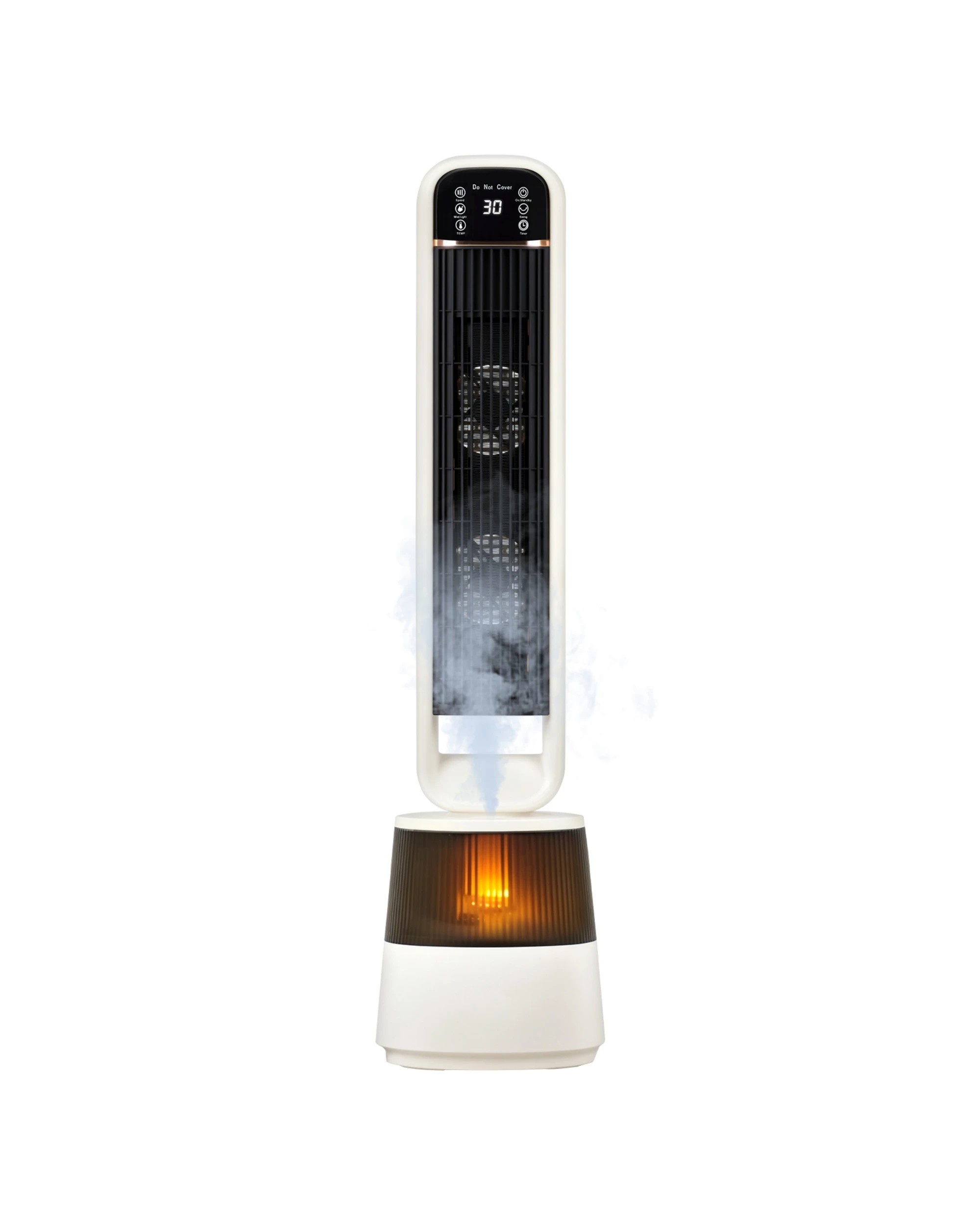 3 ADVWIN 2000W Ceramic Electric Heater with Humidifier Remote Control White, 3 of 9