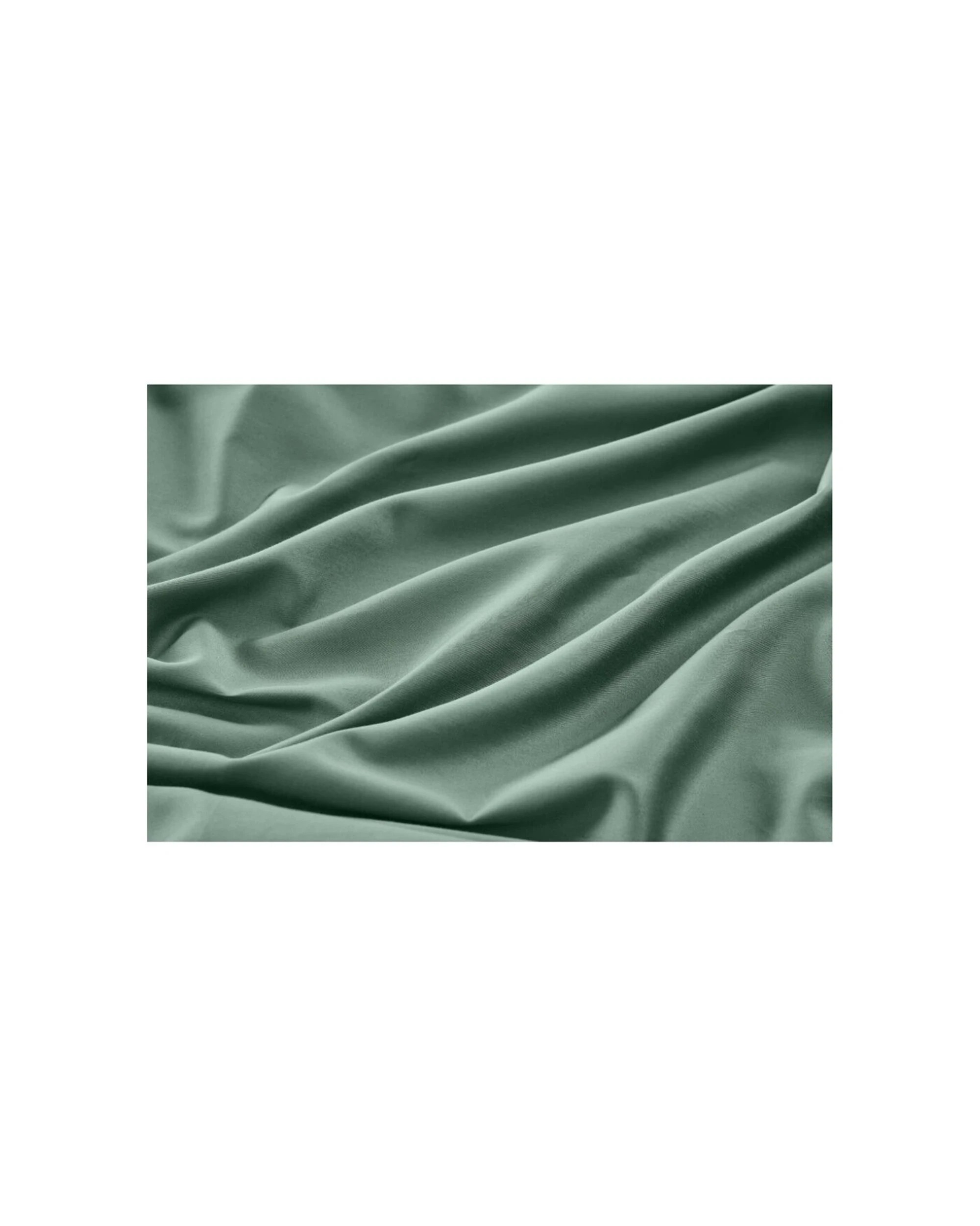 4 Grosvenor House 500TC Egyptian Cotton Fitted Bed Bedding Sheet - Long Single Bed - Green, 4 of 5
