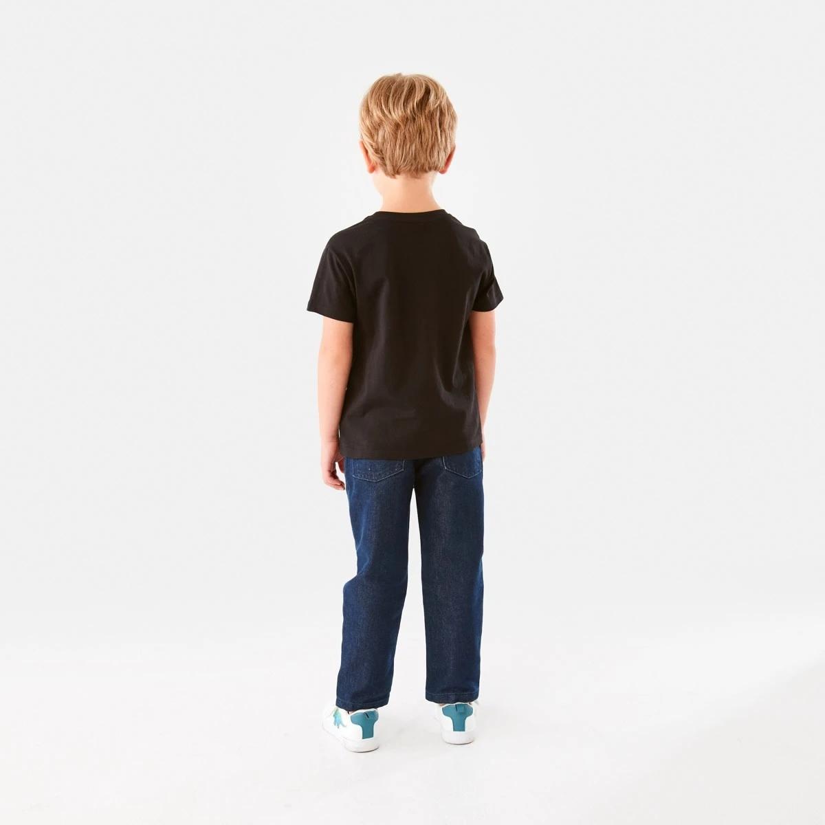 6 Chest Print T-shirt Black Dino, 6 of 8