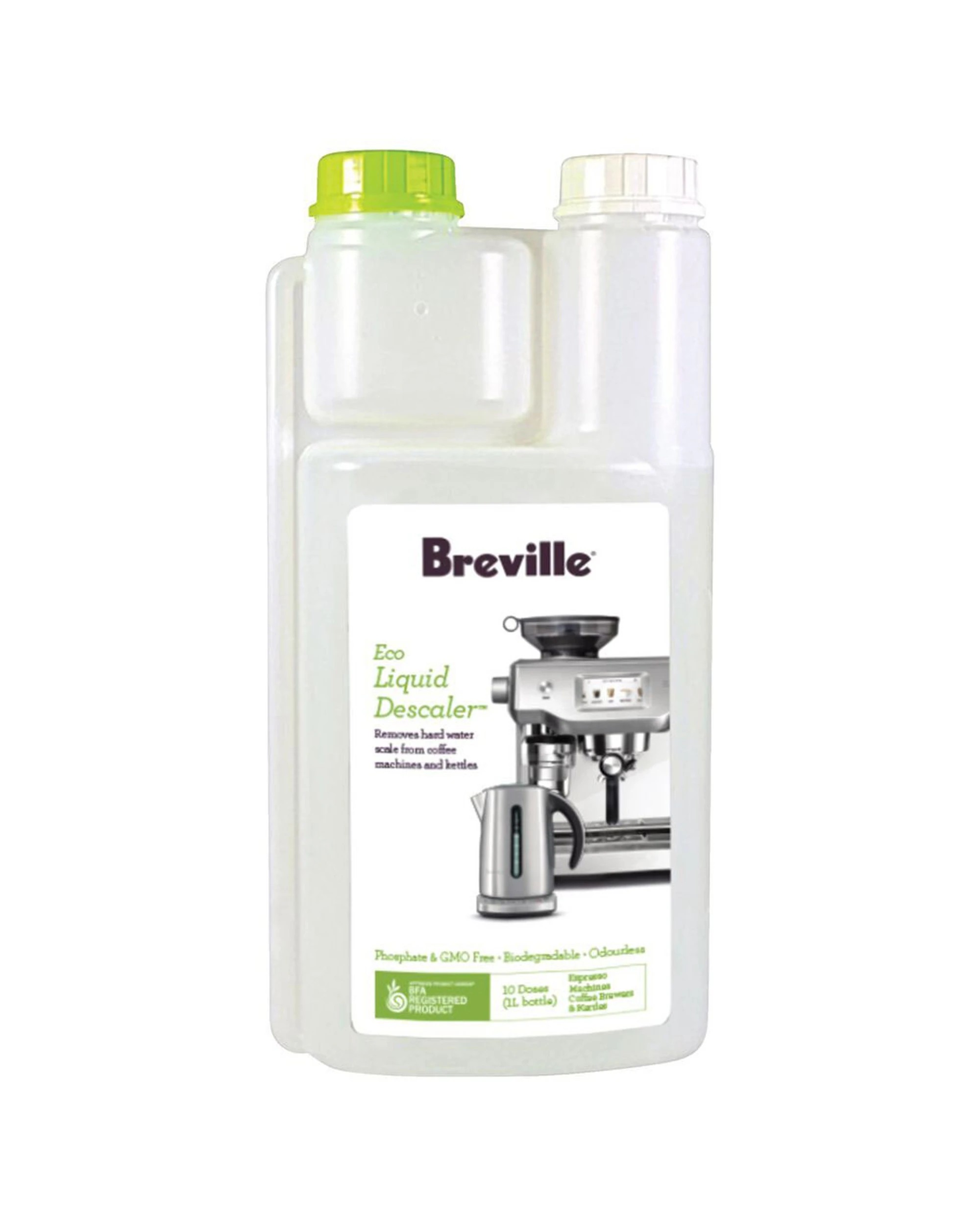 1 Breville 1l Eco Liquid Descaler Biodegradable F/ Coffee/espresso Machines/kettle
 - Clear, 1 of 3