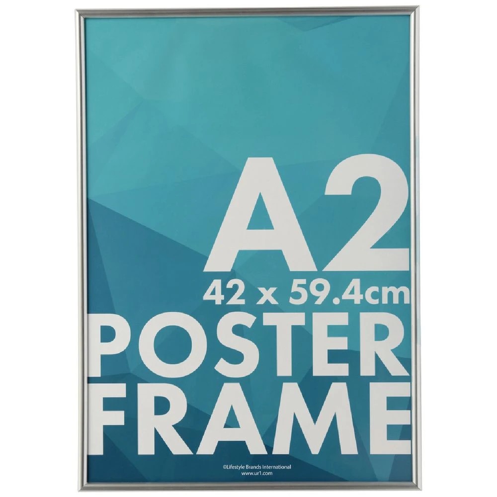 1 A2 Poster Frame Silver, 1 of 3