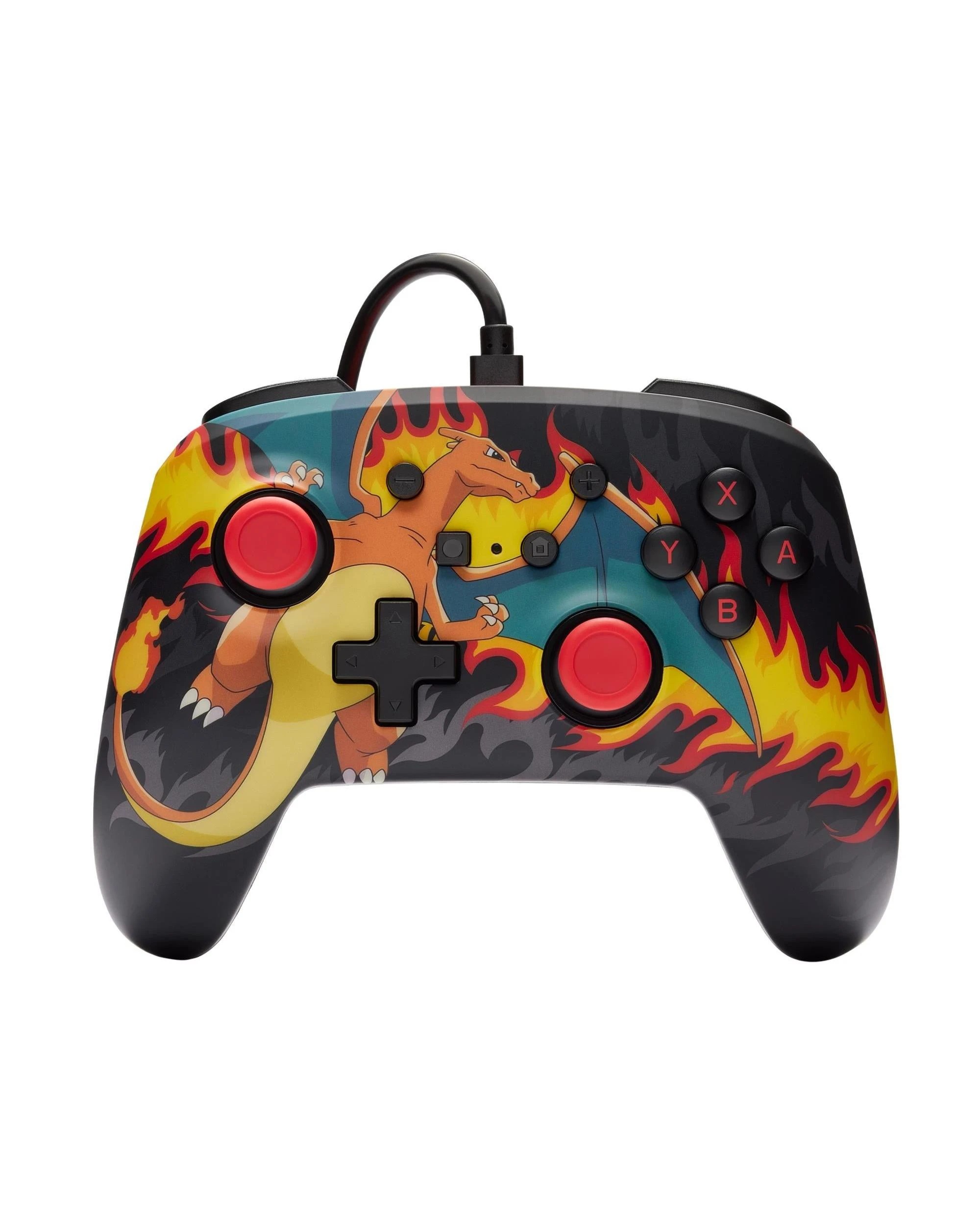 1 PowerA Enhanced Wired Controller for Nintendo Switch - Charizard Firestorm, 1 of 7