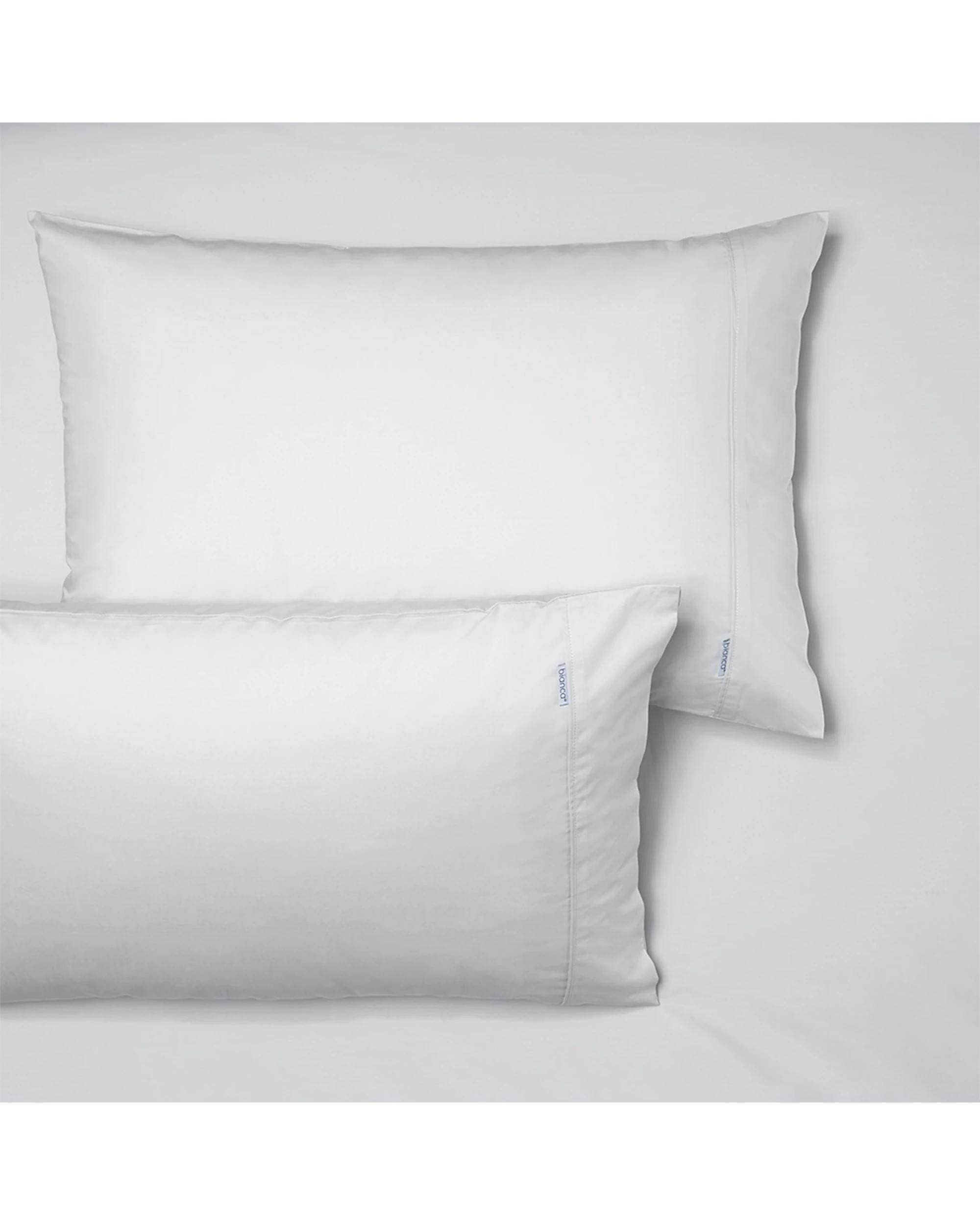 1 Bianca Heston 300TC Percale Cotton Sheet Combo Set Home Bedding - Single Bed - White, 1 of 1