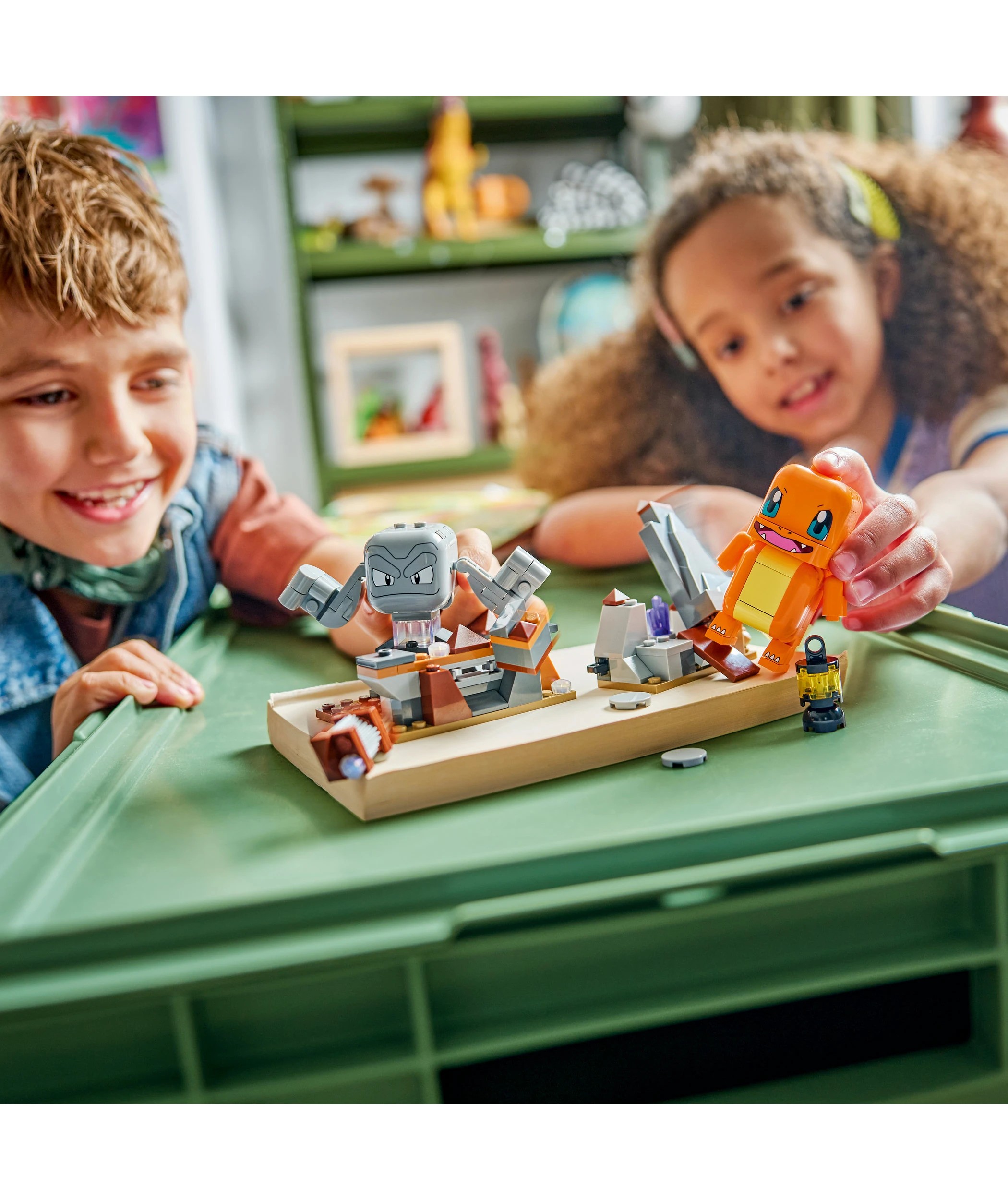 4 LEGO Pokemon SMART Play: Charmander and Geodude's Cavern Clash 72157, 4 of 6