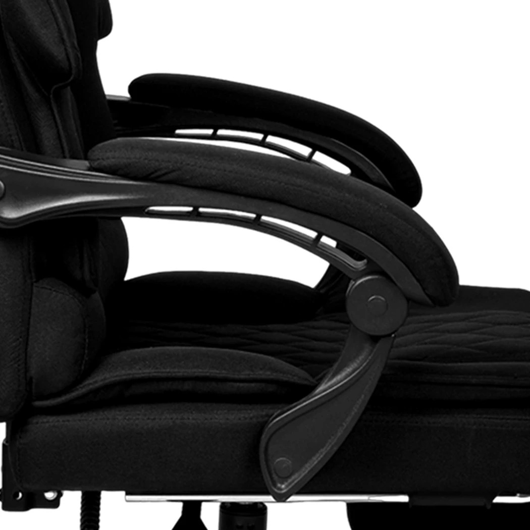 4 Levede Ergonomic Computer Chairs with Footrest and Wide Seat,dark gray, 4 of 7