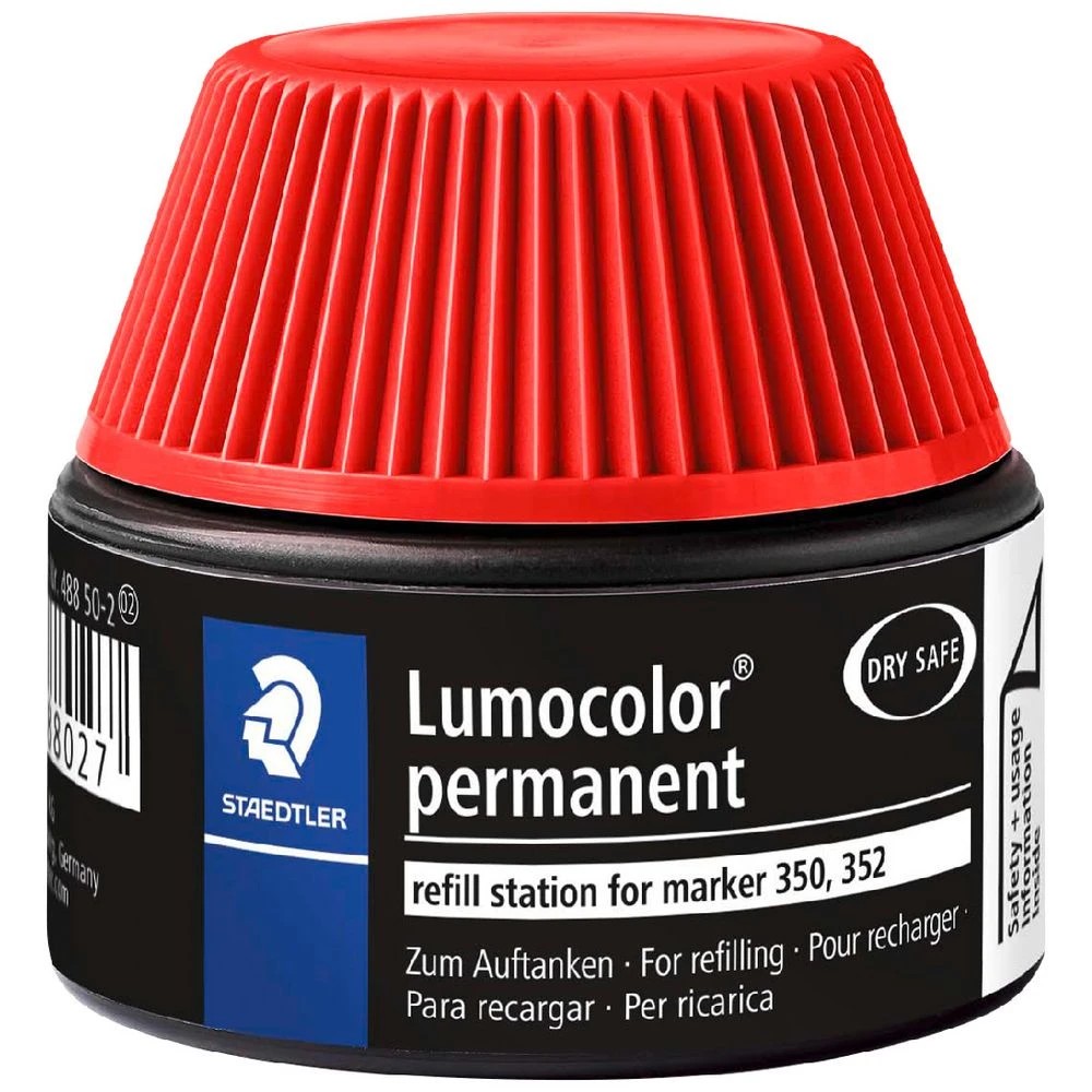 1 Staedtler Permanent Marker Refill Station 30mL Red, 1 of 2