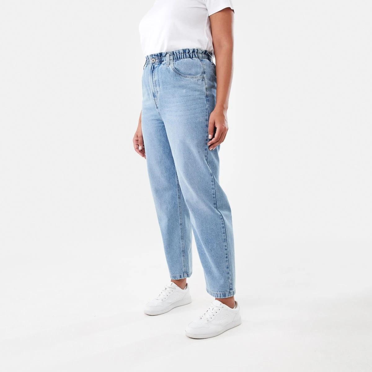 4 Paperbag Jeans Light Wash, 4 of 7