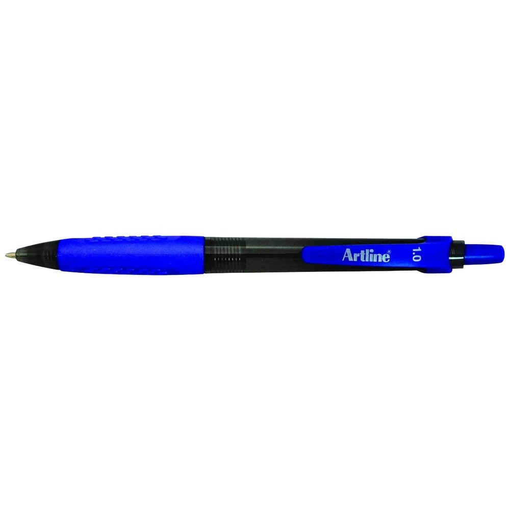 1 Artline 8410 Retractable Ballpoint Pen Blue, 1 of 2