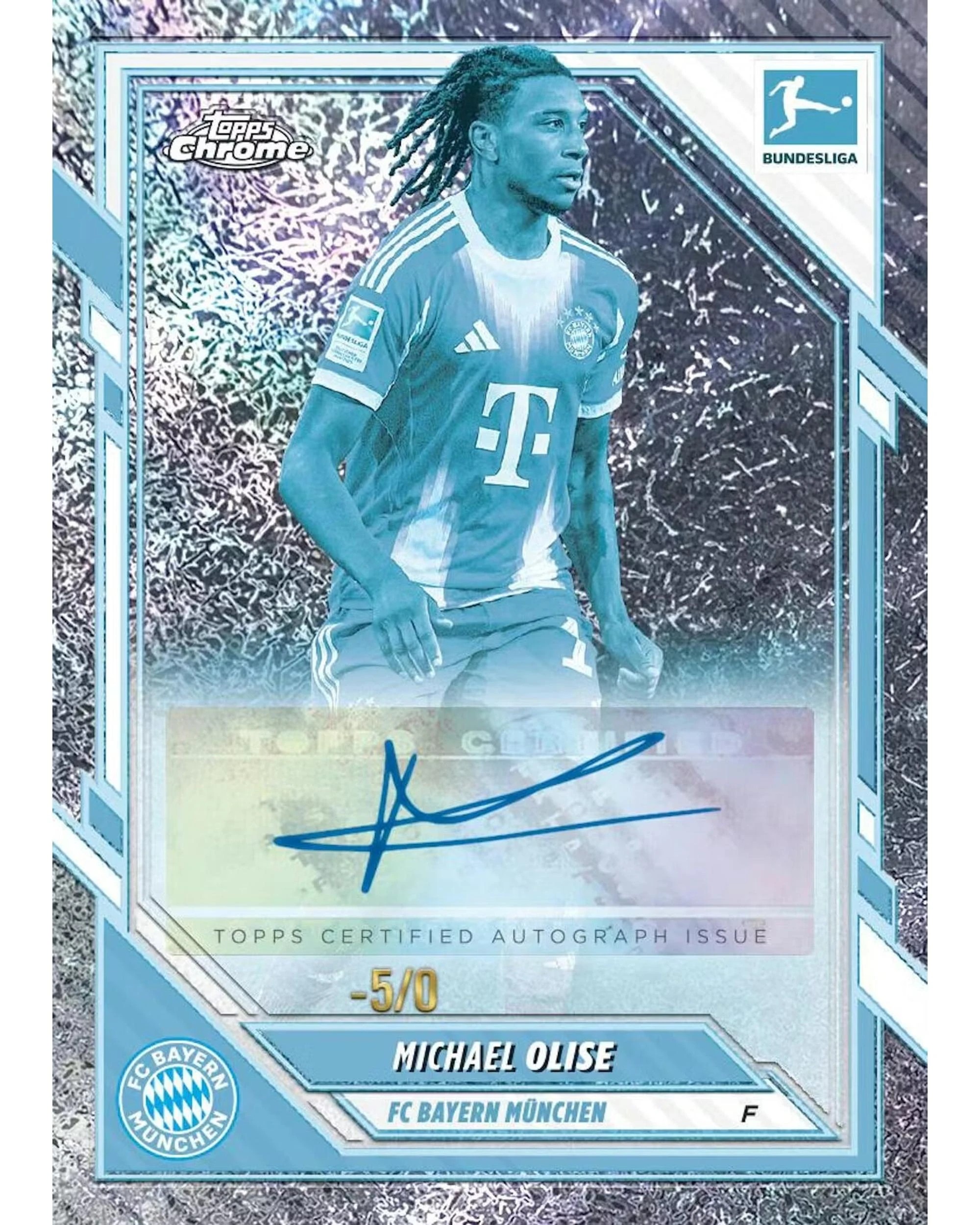 9 Topps 2025/2026 Chrome Bundesliga Soccer Blaster Box, 9 of 10