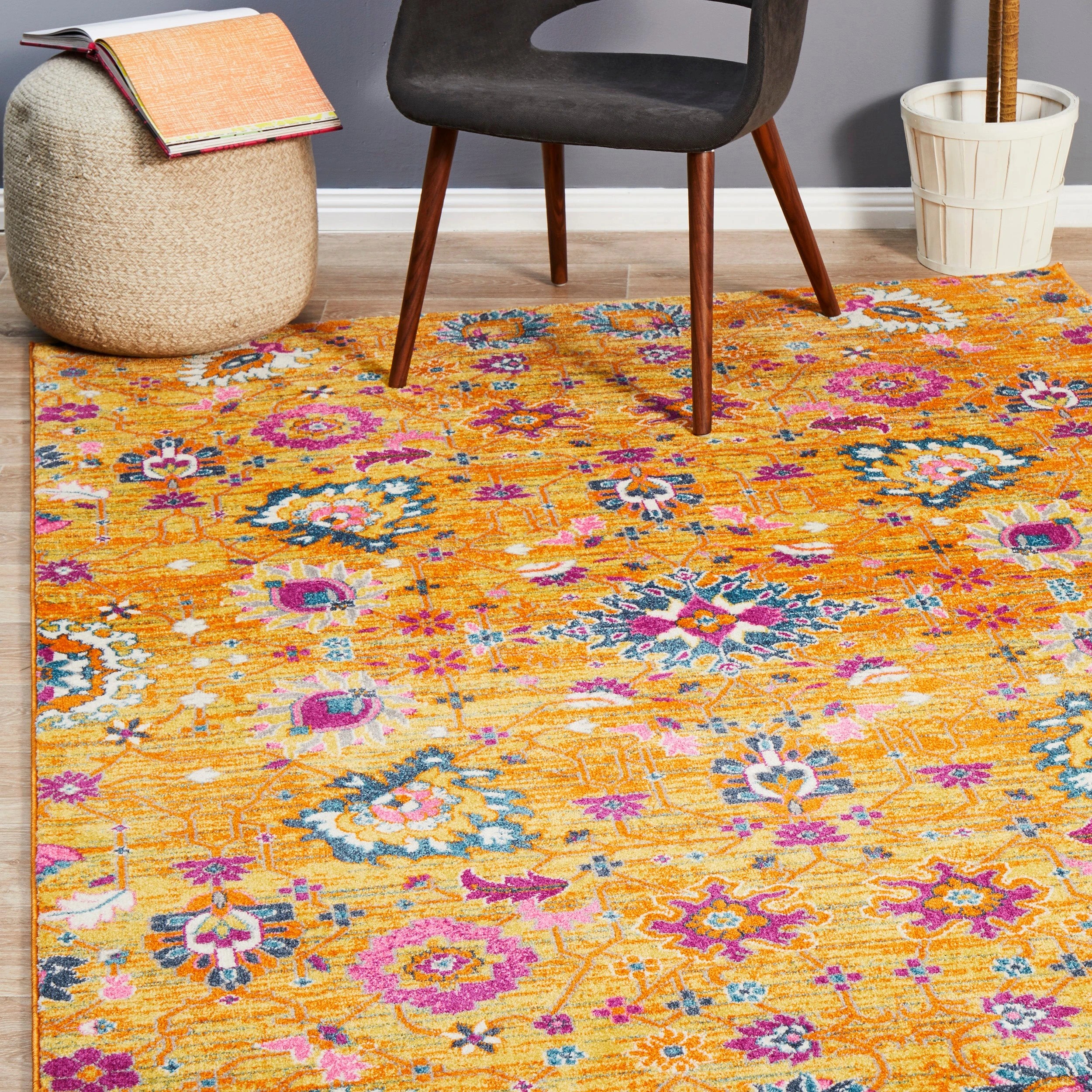 2 Common Ground Rugs Atlas 210 230x160cm - Orange, 2 of 7