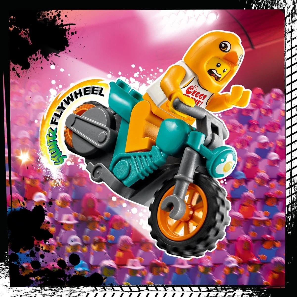 3 LEGO City Stunt Chicken Stunt Bike 60310, 3 of 8