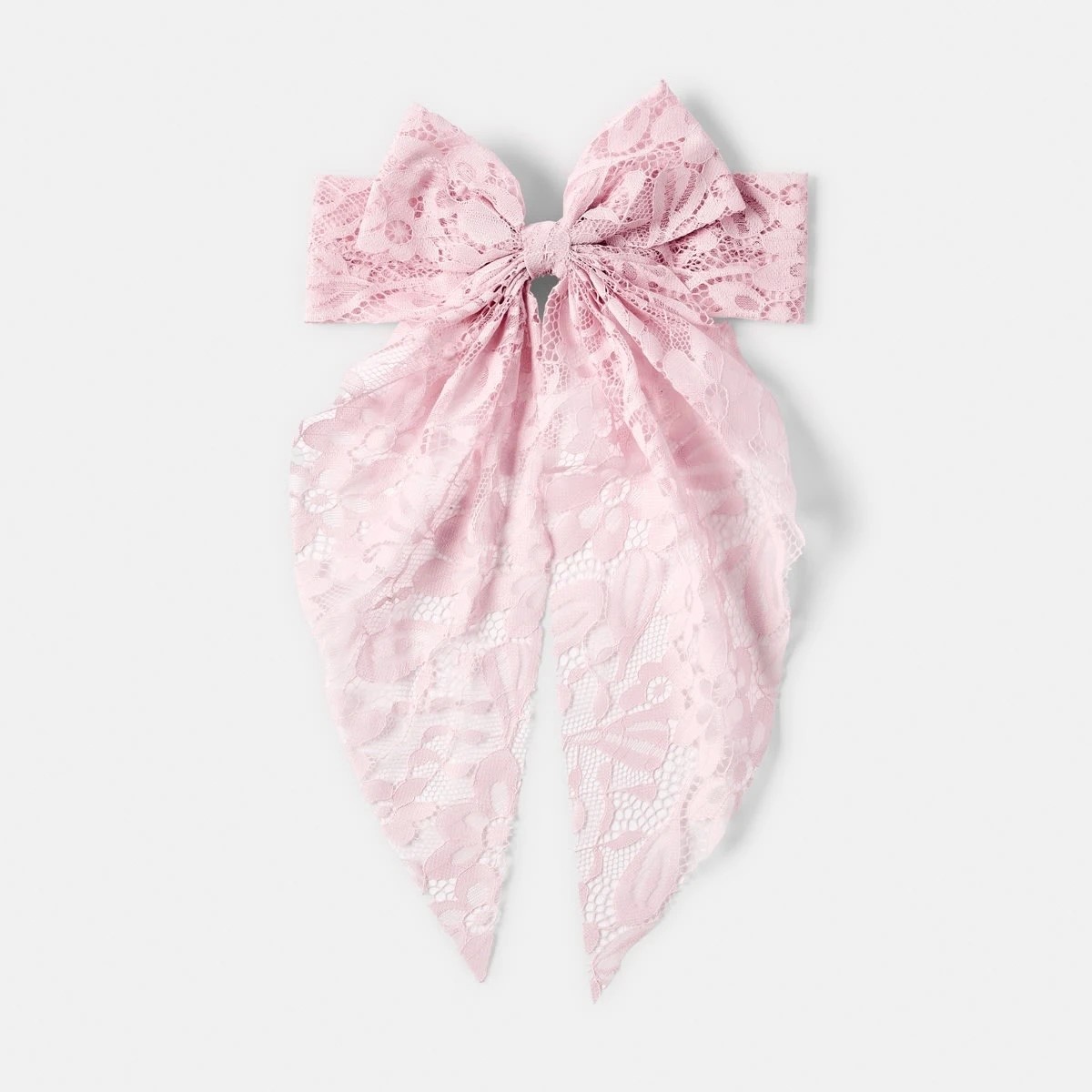 1 Pink Barrette Large Bow Hair Clip, 1 of 5