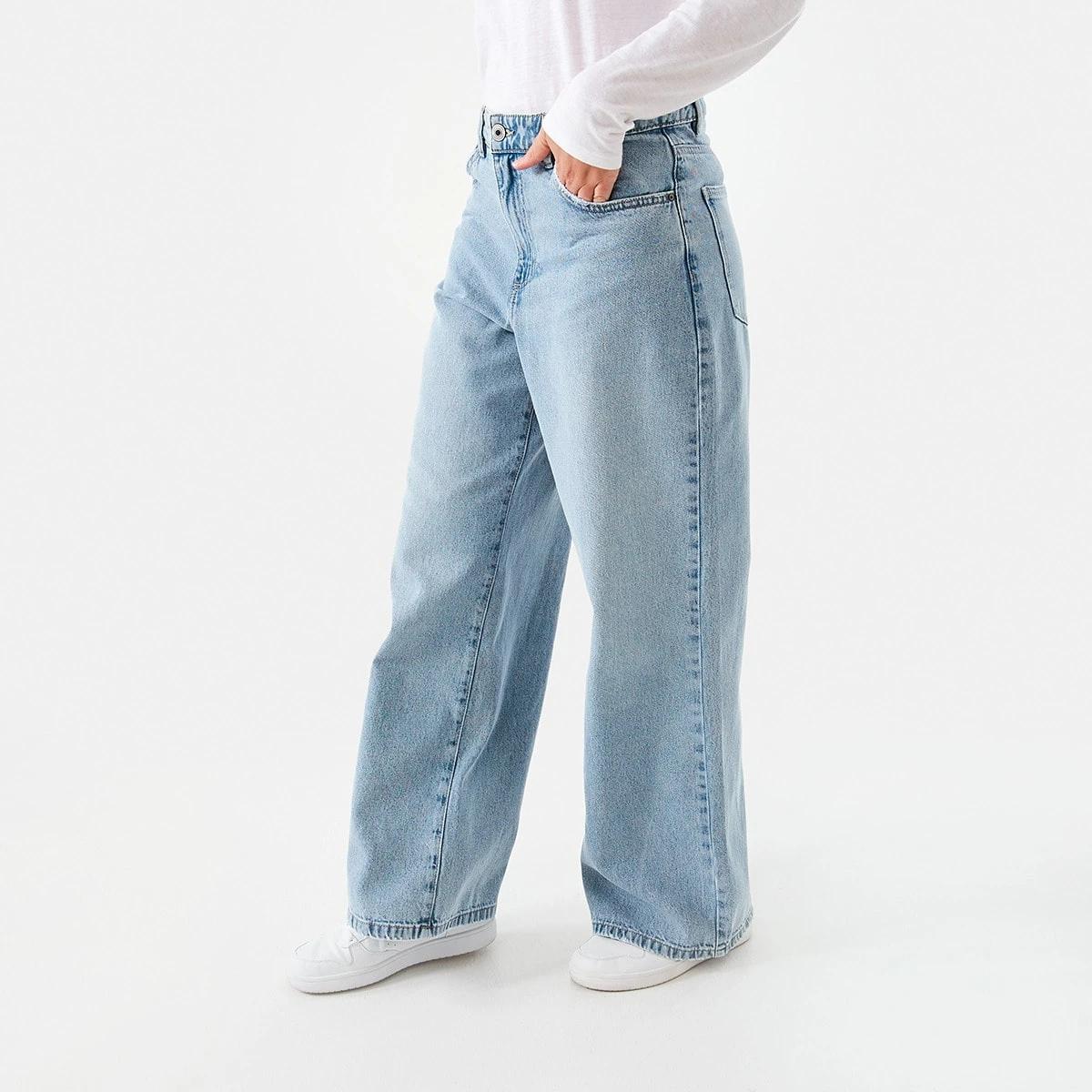 3 Wide Leg Jeans Light Wash, 3 of 6