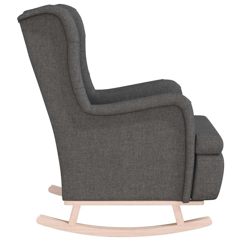 4 vidaXL Armchair Rocking - Grey, 4 of 8