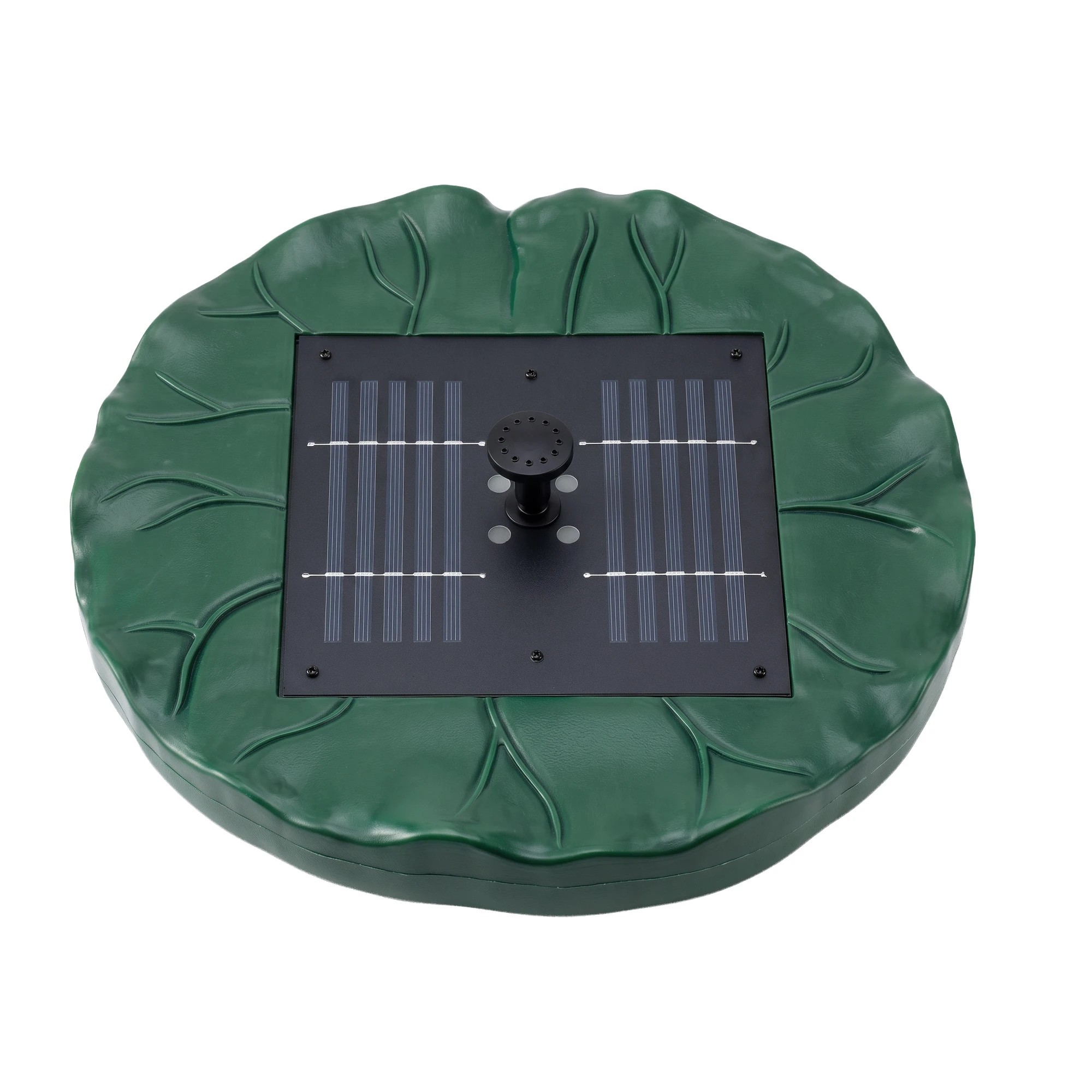 3 Gardeon Solar Fountain Pumps Bird Bath Floating Lotus Water Feature 31cm - Green, 3 of 9