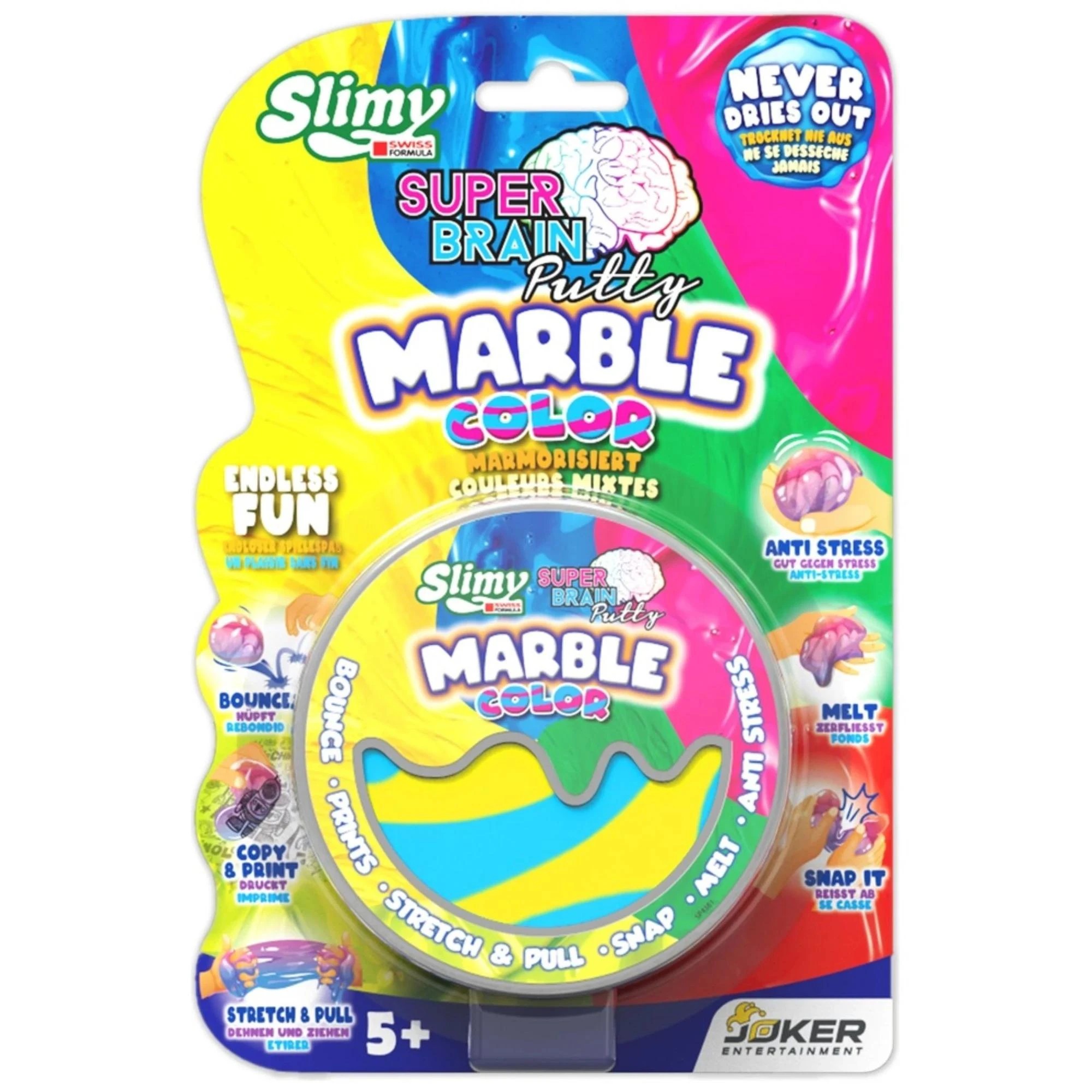 4 Slimy Super Brain Putty - Assorted* - Multi, 4 of 5