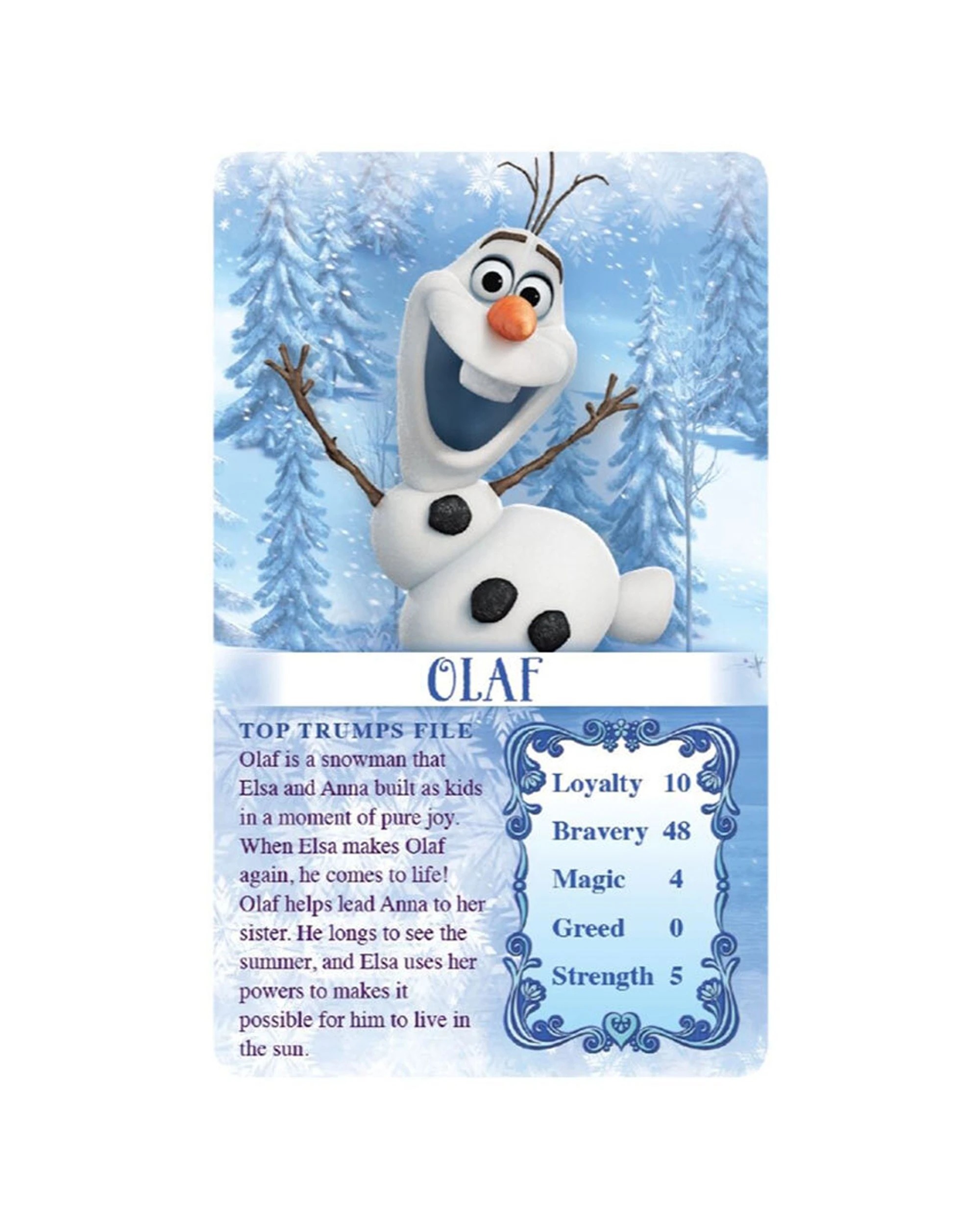 4 TOP TRUMPS Disney Frozen Card Game - Multi, 4 of 4