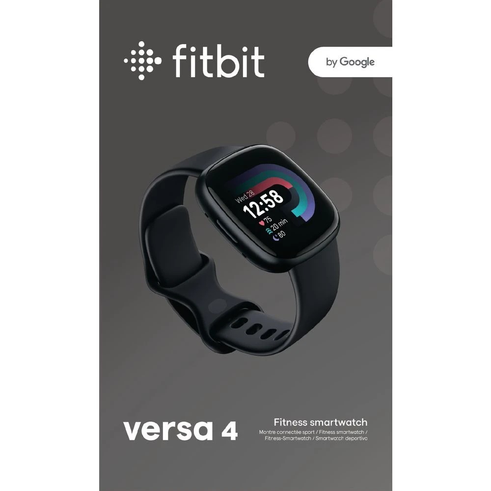 5 Fitbit Versa 4 Smart Watch Black, 5 of 5